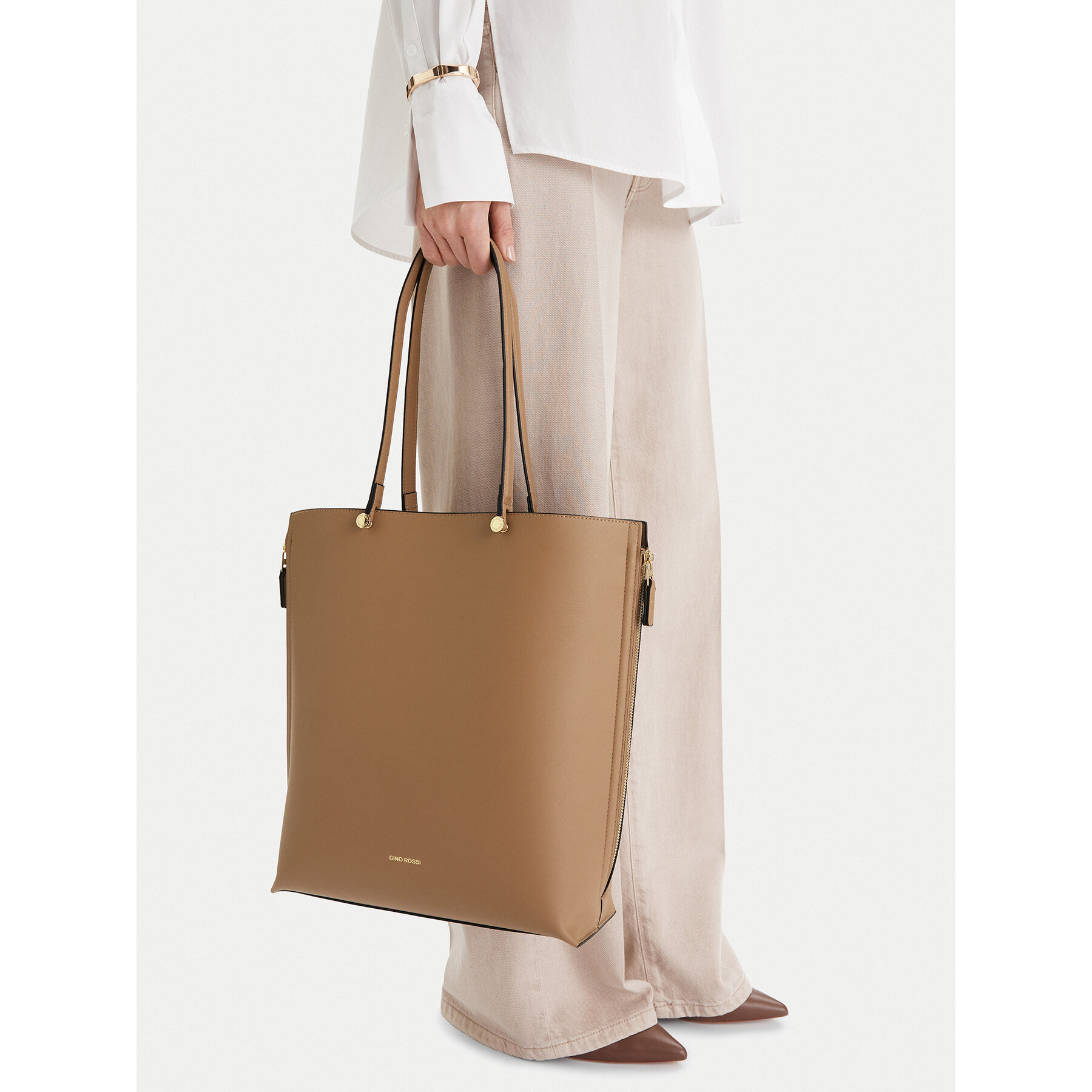 Дамска чанта GINO ROSSI EO-LX10245 Кафяв