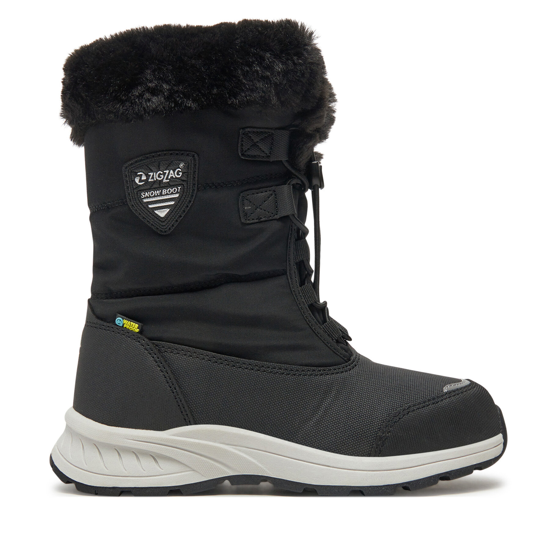 Dziecięce Śniegowce ZigZag, Rozmiar 38 Czarny Wesend Kids Boot WP V2 Z244389