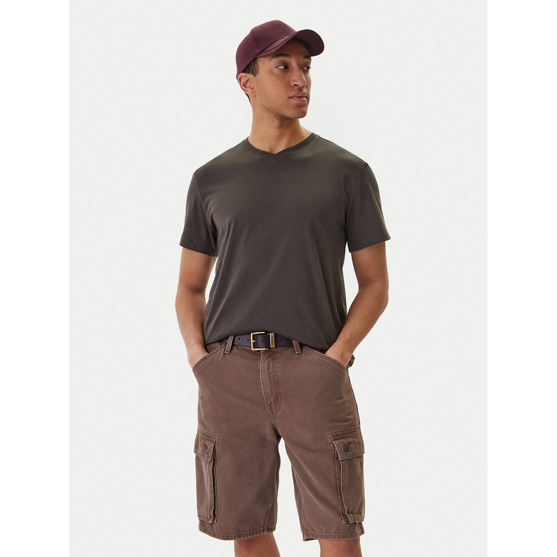 G-Star Raw T-Shirt Base-S D16412-336 Grün Regular Fit
