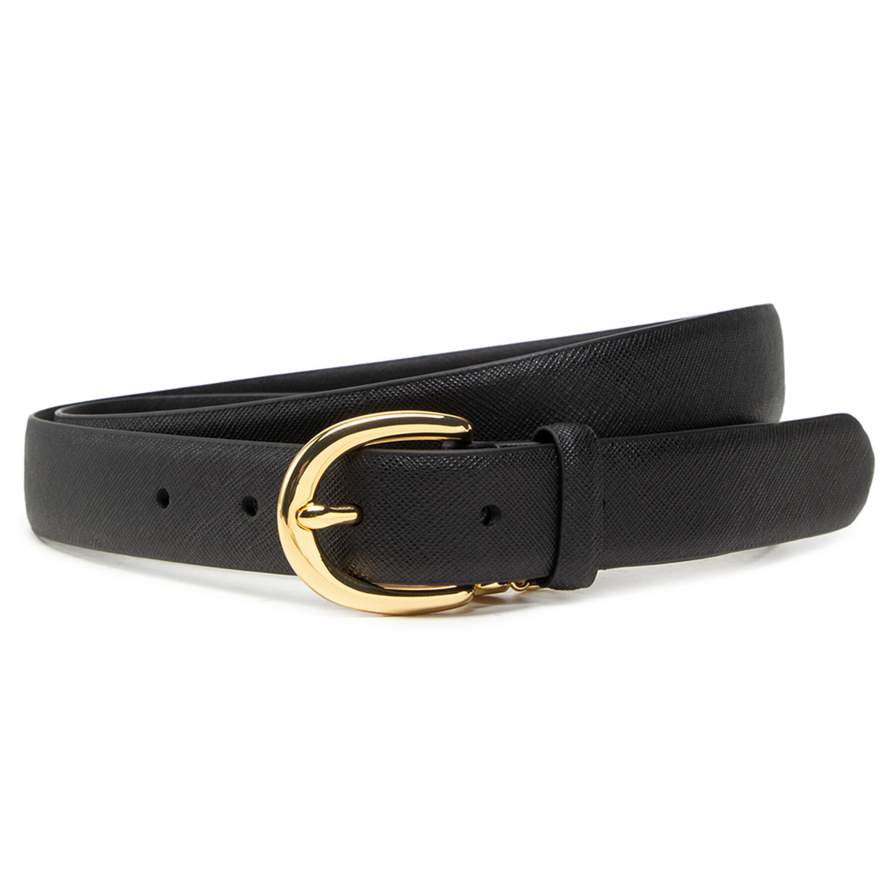 Ženski remen Lauren Ralph Lauren Charm Classc 412802952004 Crna