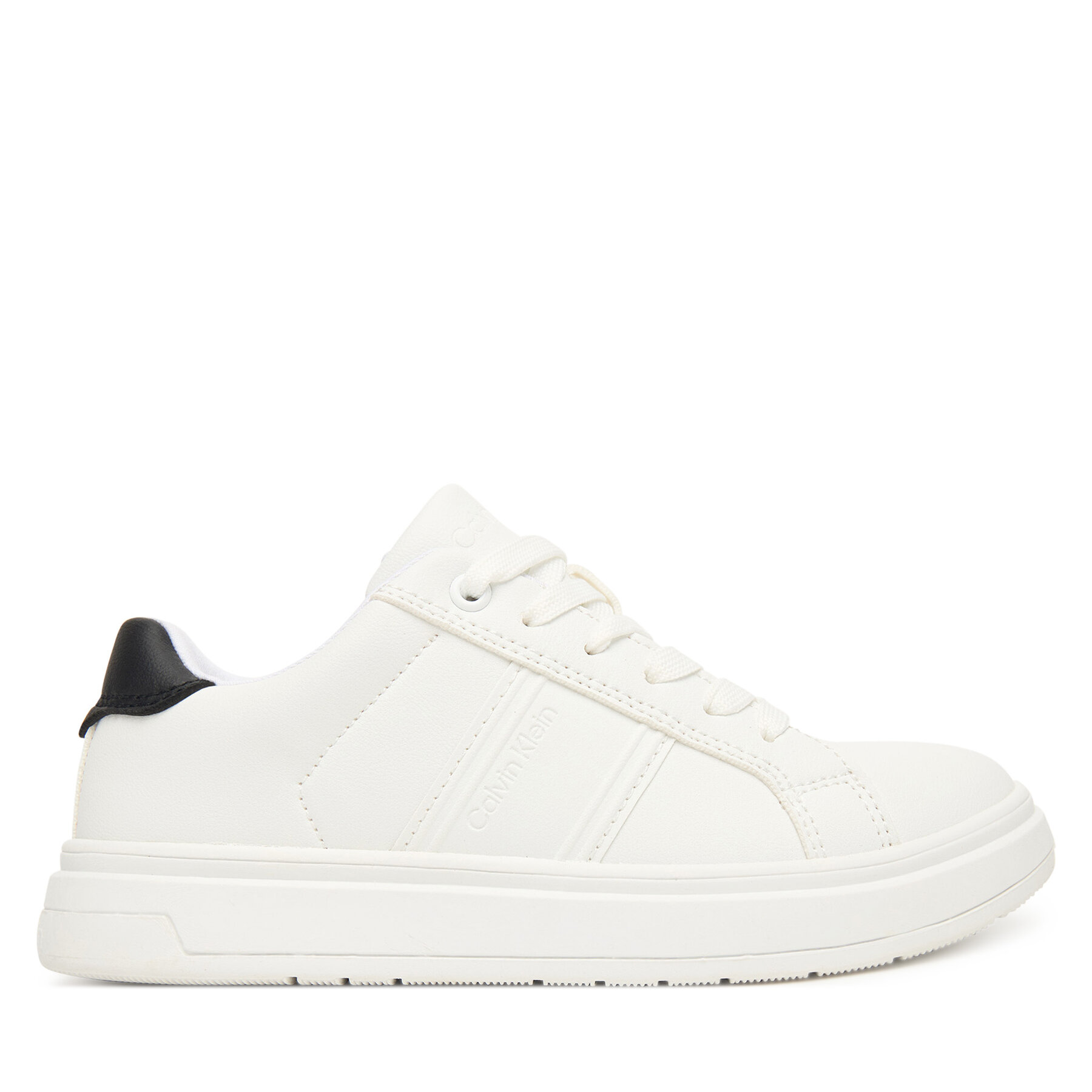 Сникърси Calvin Klein Low Cut Lace-Up V3X9-83293-1355 S Бял