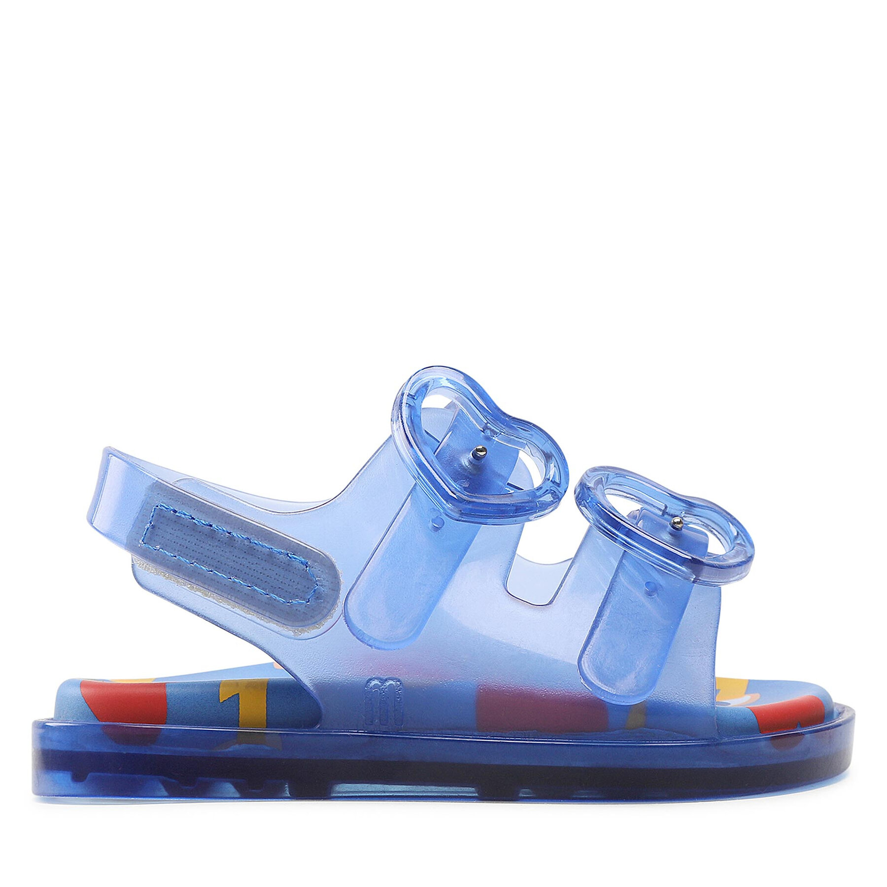 Sandales Melissa Mini Melissa Wide Sandal + Cap 33652 Bleu