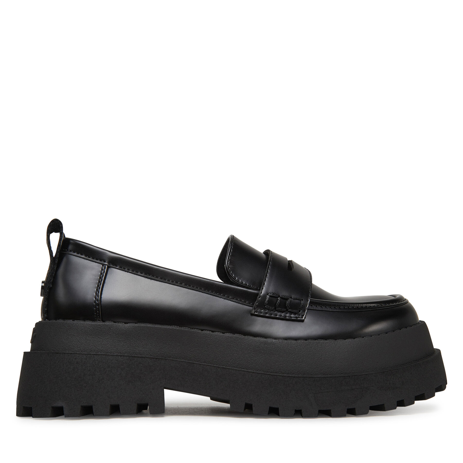  Loaferek Buffalo Pluto Loafer 1624086 Fekete akciós termékkép 1