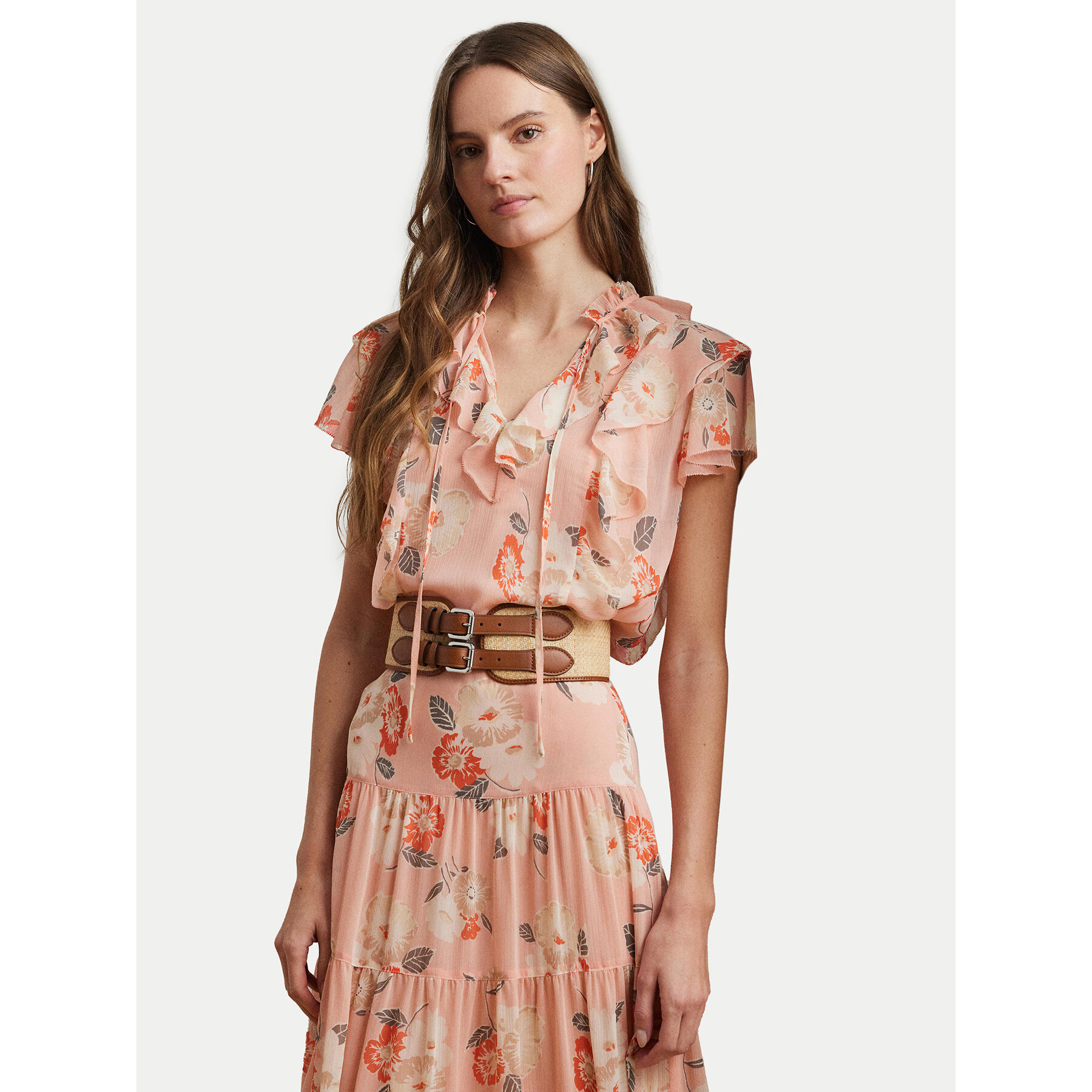 LAUREN RALPH LAUREN Bluse 200963698001 Rosa Relaxed Fit