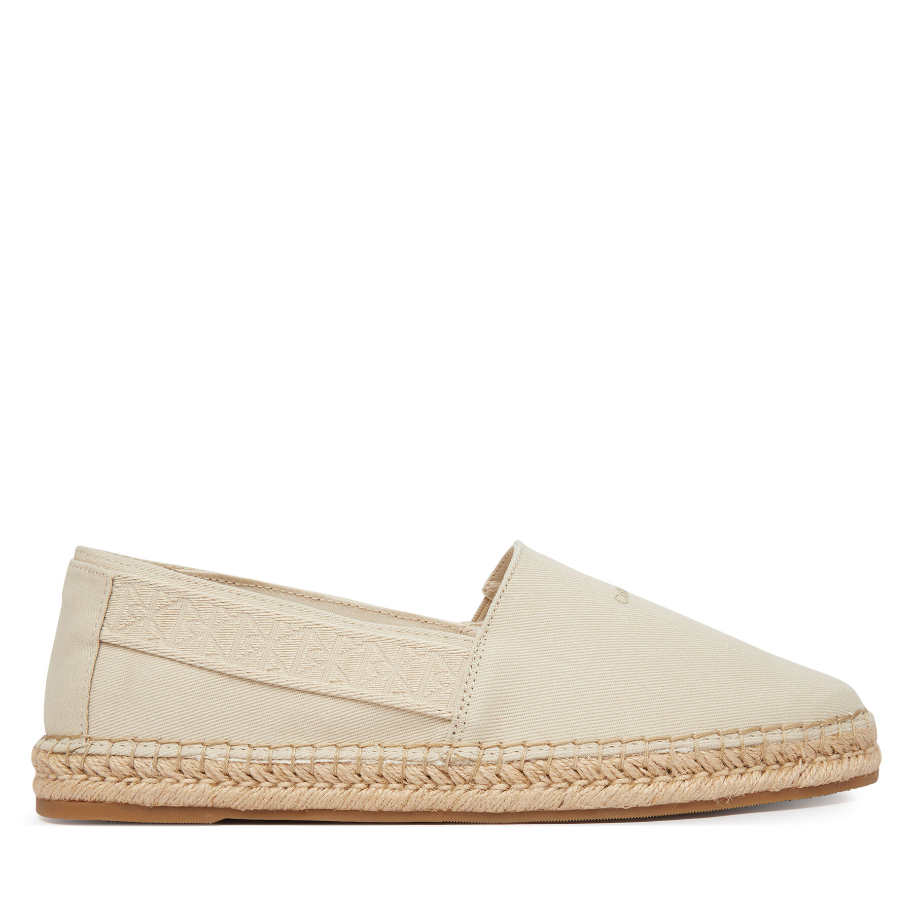 Espadrile Calvin Klein Espadrille Webbing Cv HM0HM02075 Écru