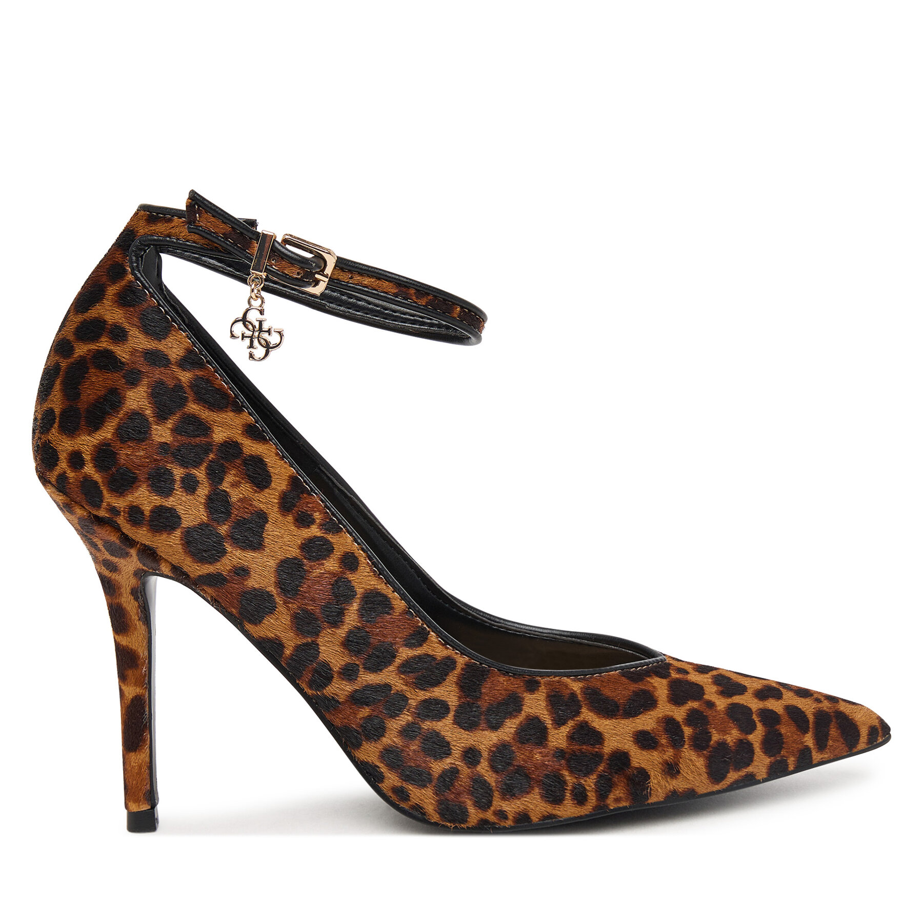 Обувки на ток Guess FLFNA3 LEA08 Кафяв