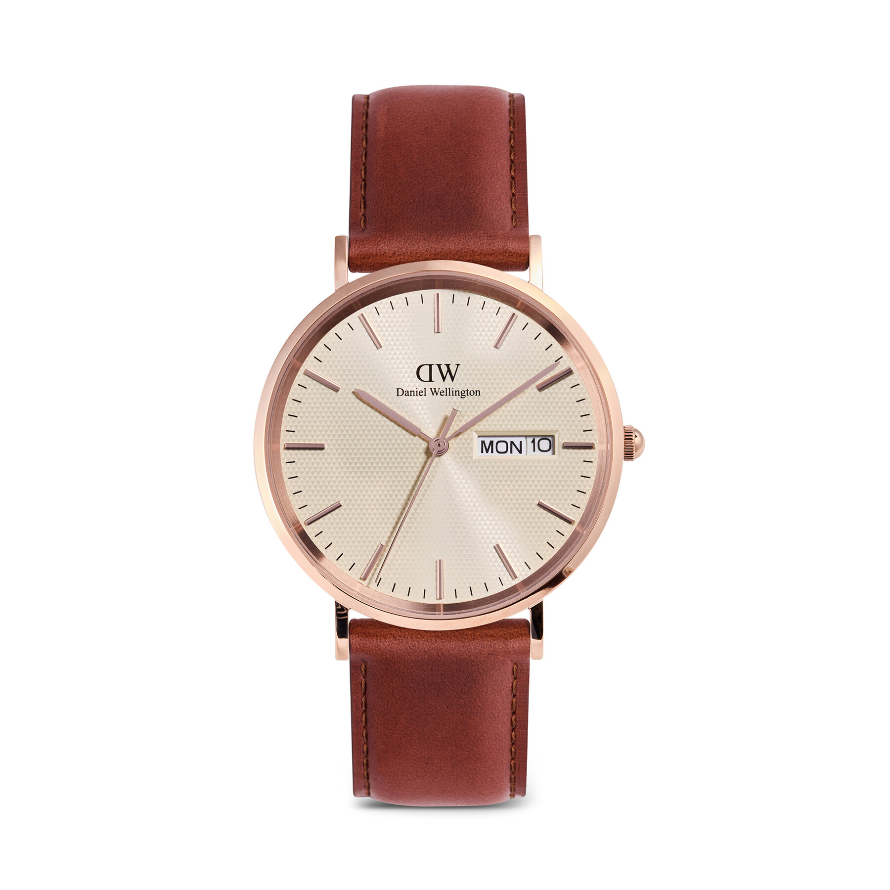 Ročna ura Daniel Wellington Classic Day Display 40 DW00100829 Rožnato zlato