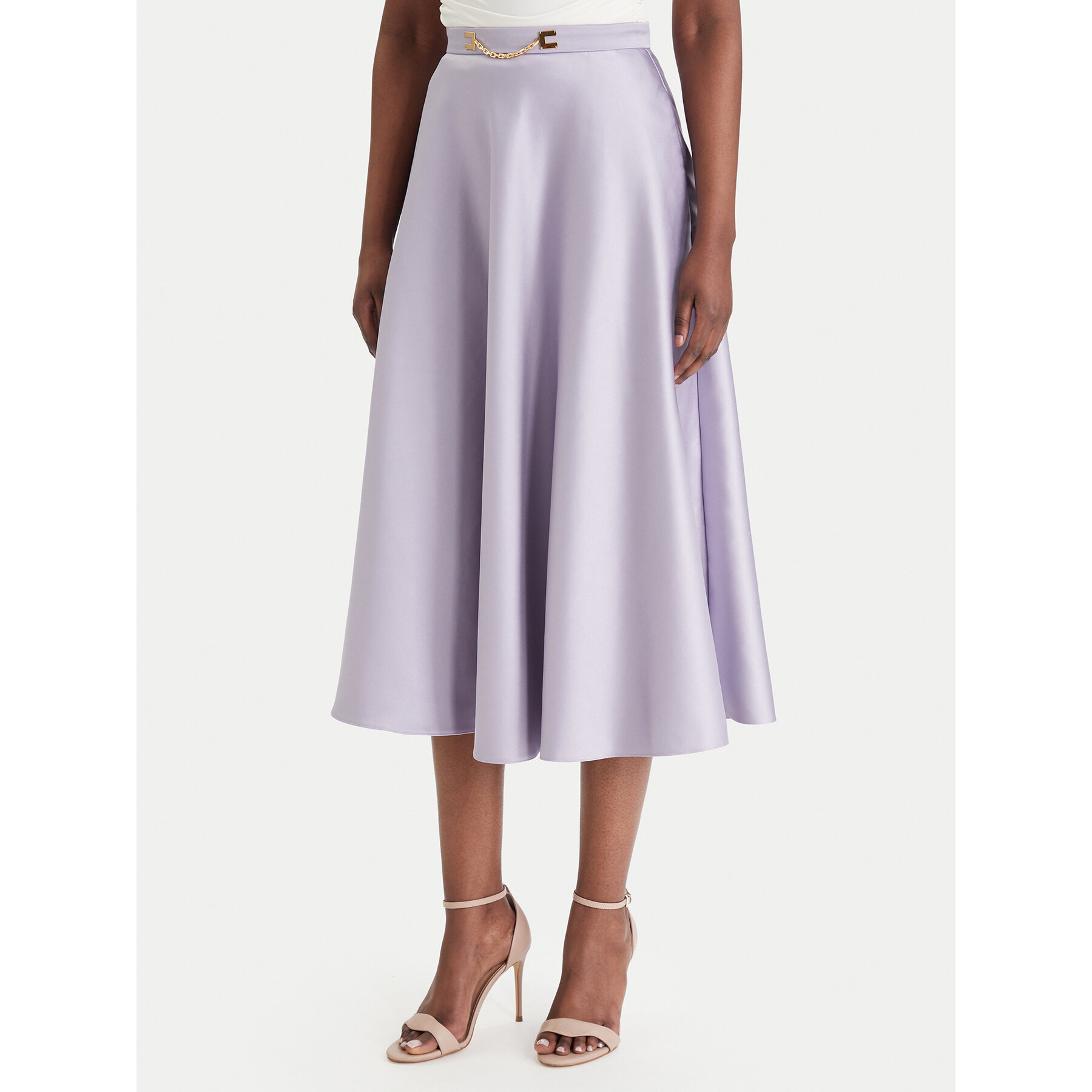 Elisabetta Franchi Midirock GO-156-61E2-V320 Violett Regular Fit