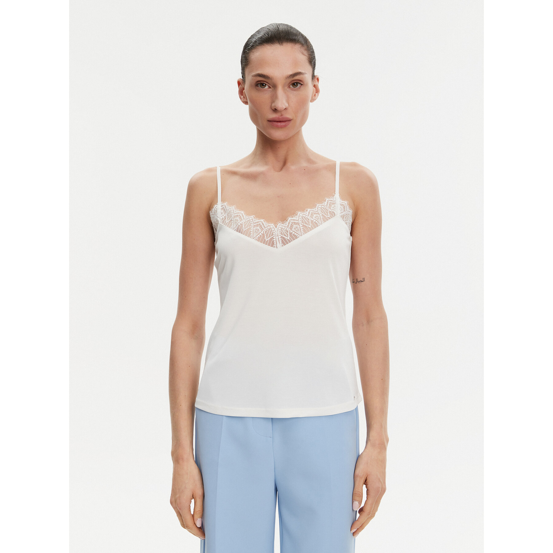 Morgan Τοπ M2BETINA Εκρού Regular Fit