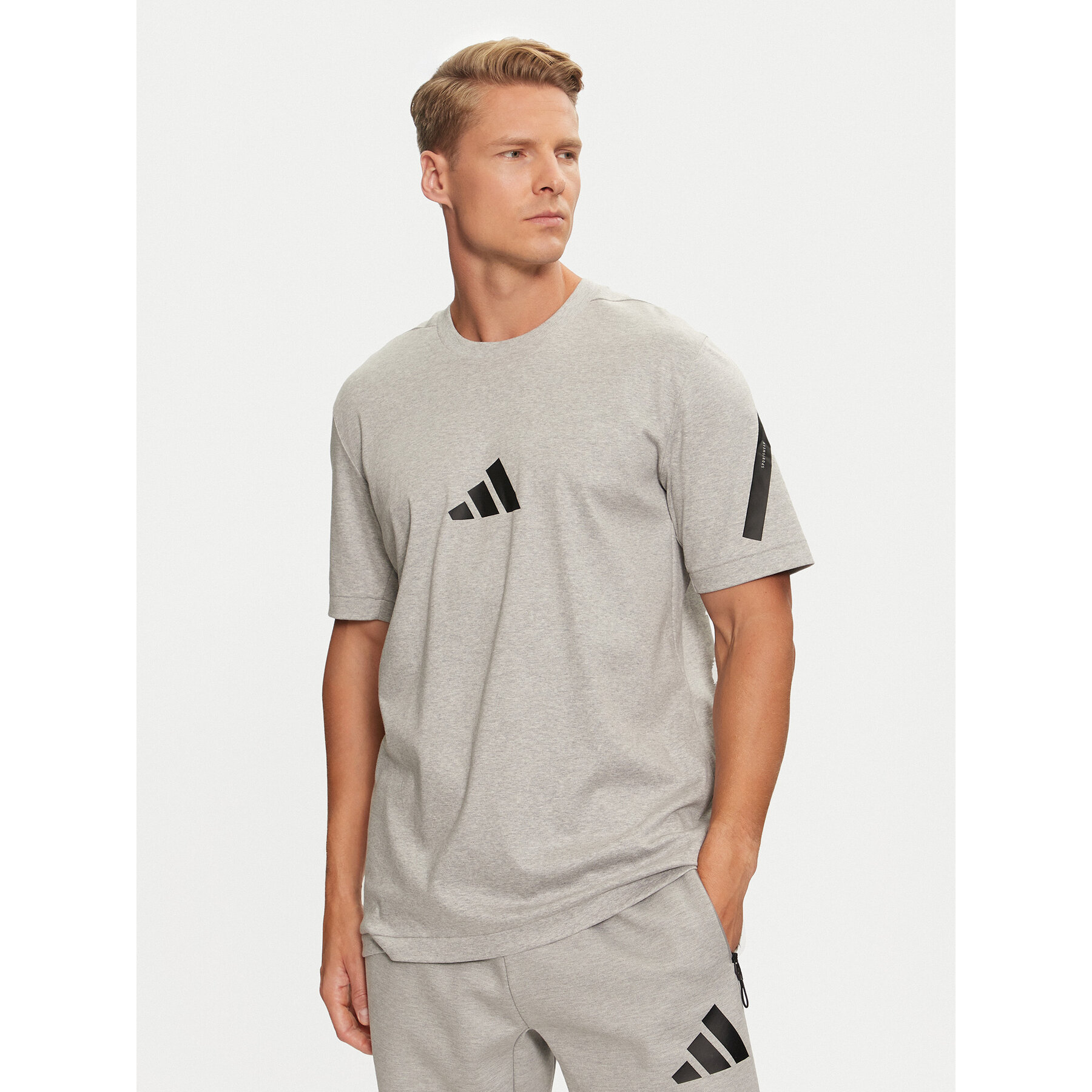 adidas Póló Z.N.E. JF2457 Szürke Regular Fit