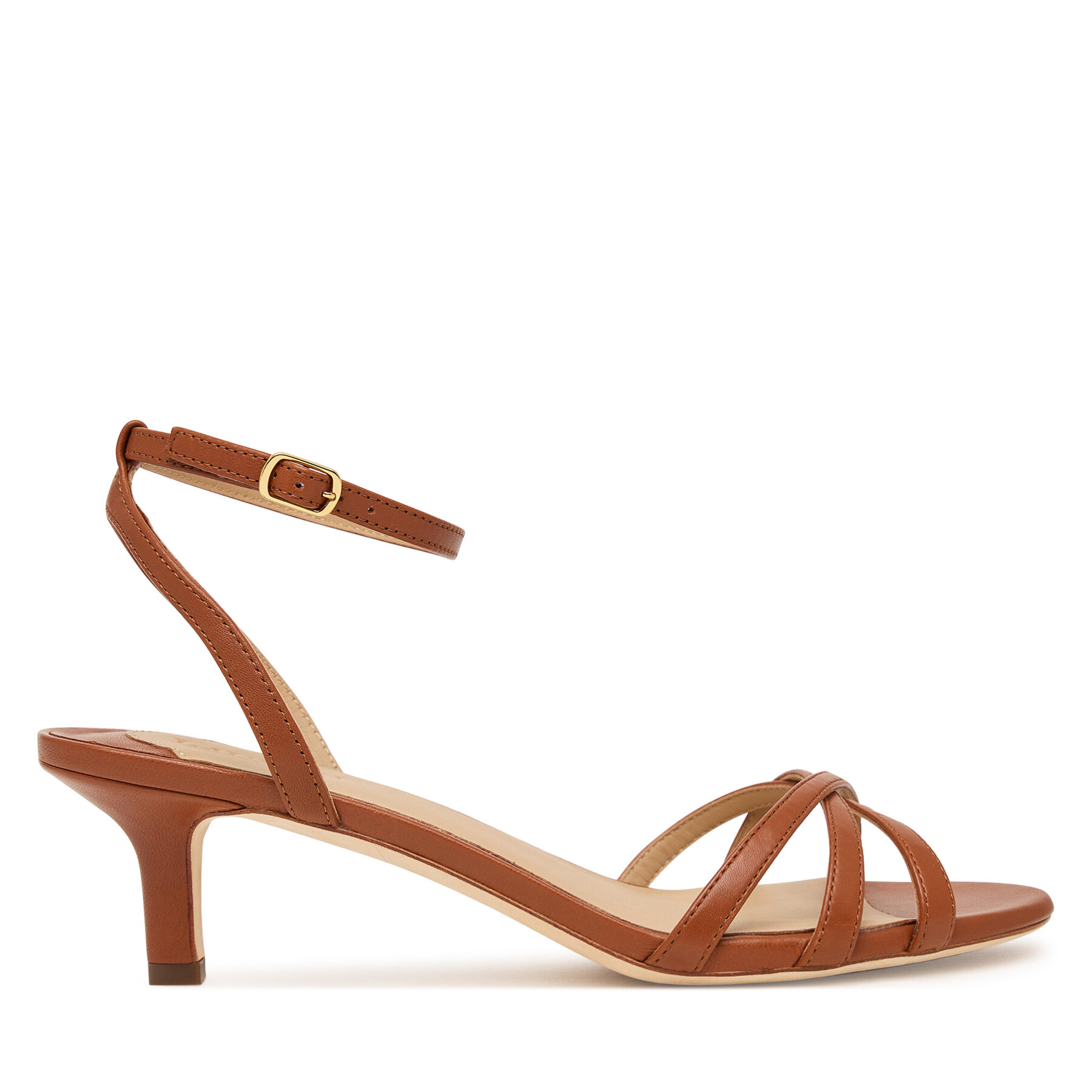 Szandál LAUREN RALPH LAUREN Kendyl 802P10397001 Barna