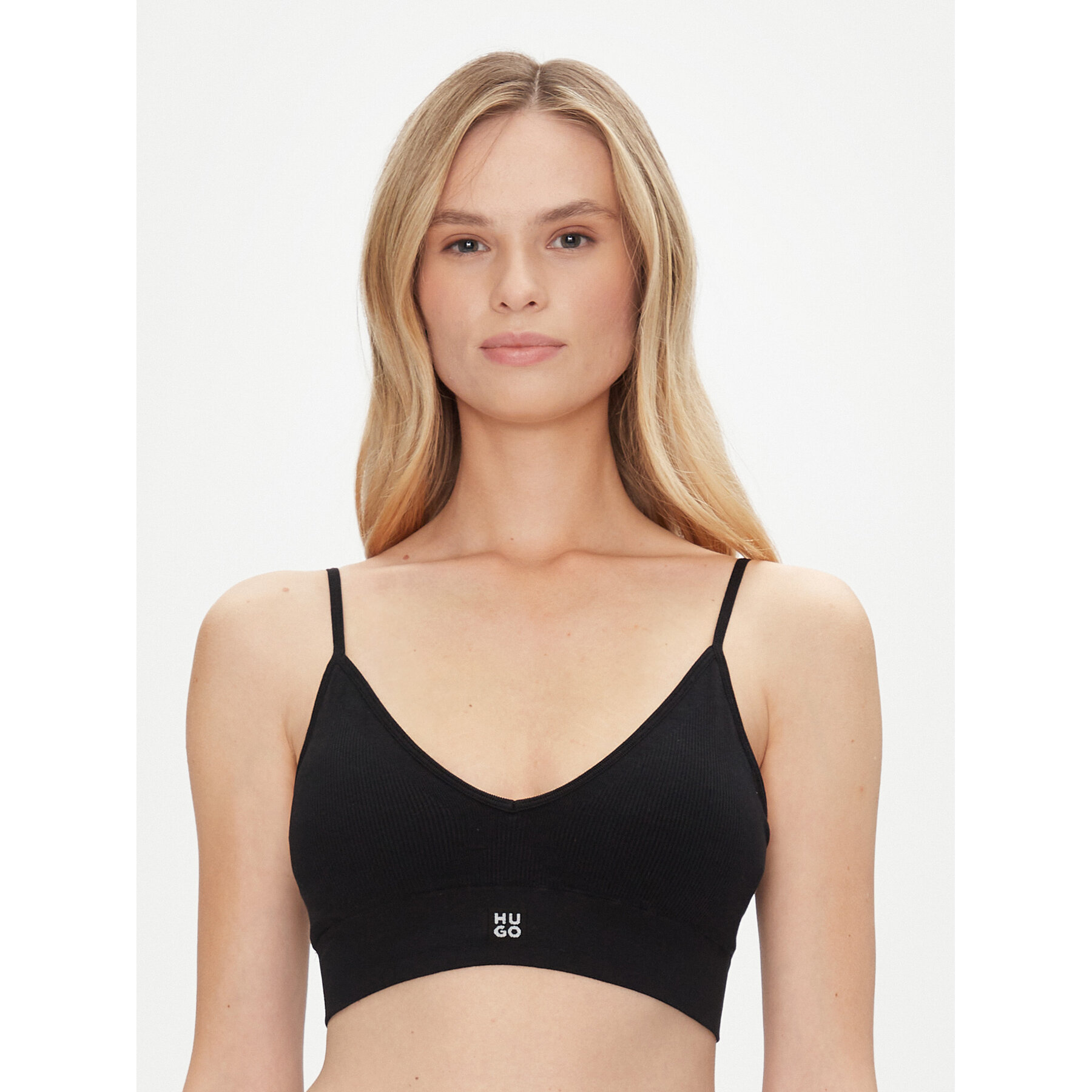 HUGO Bralette melltartó 50545745 Fekete