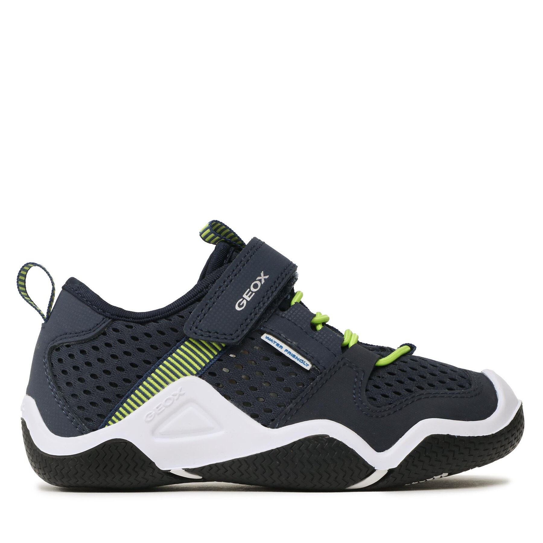 Superge Geox J Wader B. A J3530A 01450 C0749 S Navy/Lime