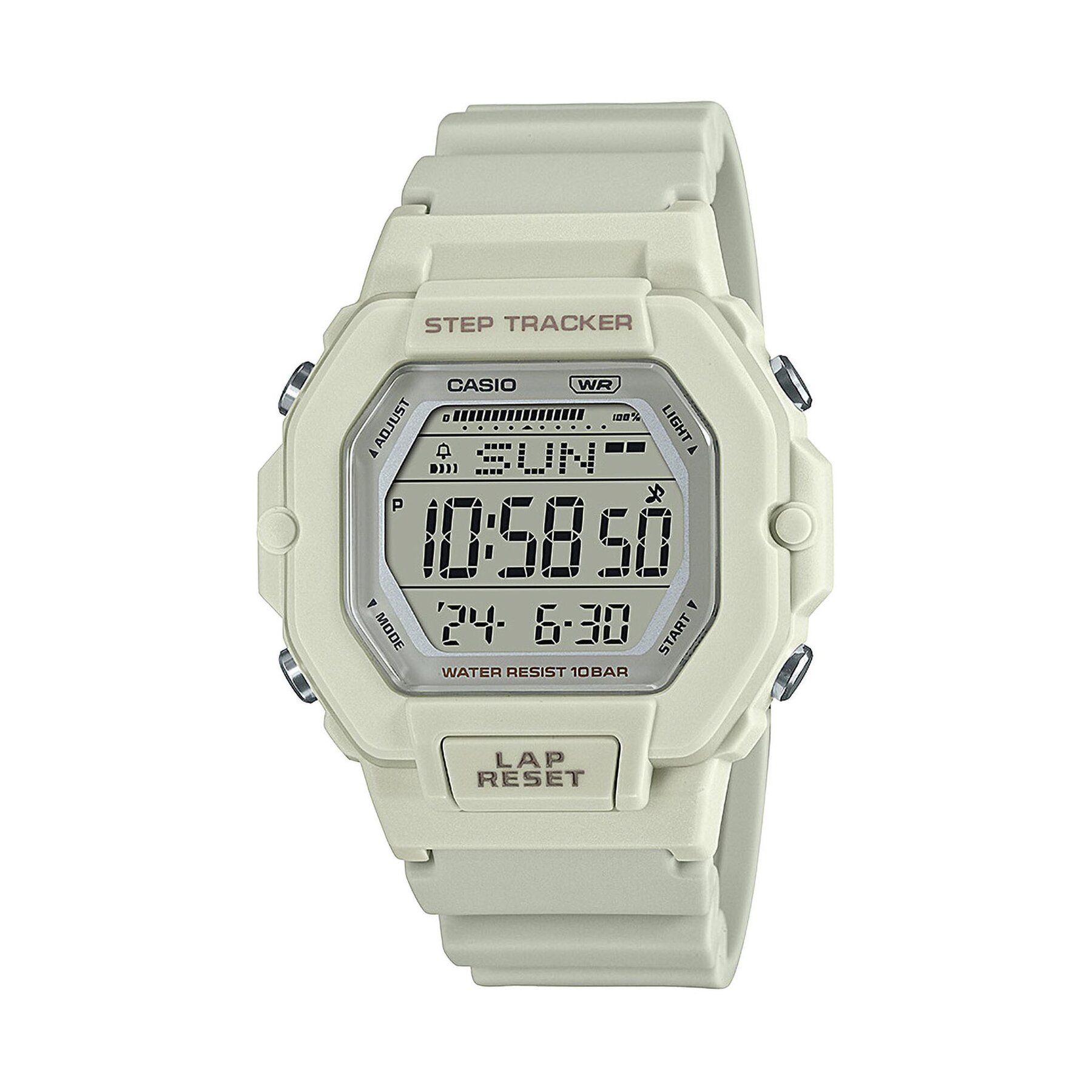 

Годинник Casio LWS-2200H-8AVEF White/White, Білий