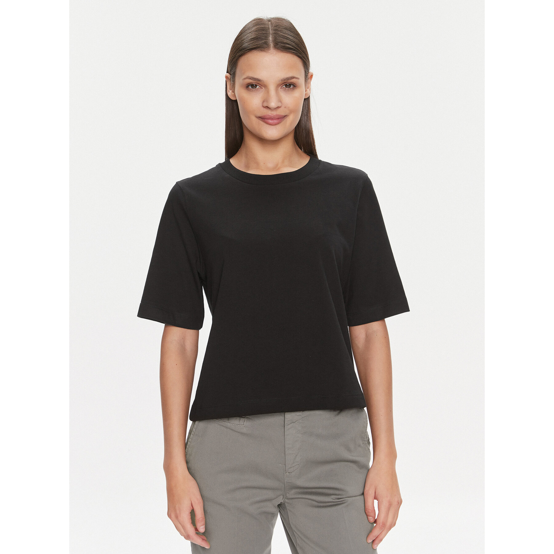 United Colors Of Benetton T-shirt 3BL0E17G5 Nero Boxy Fit