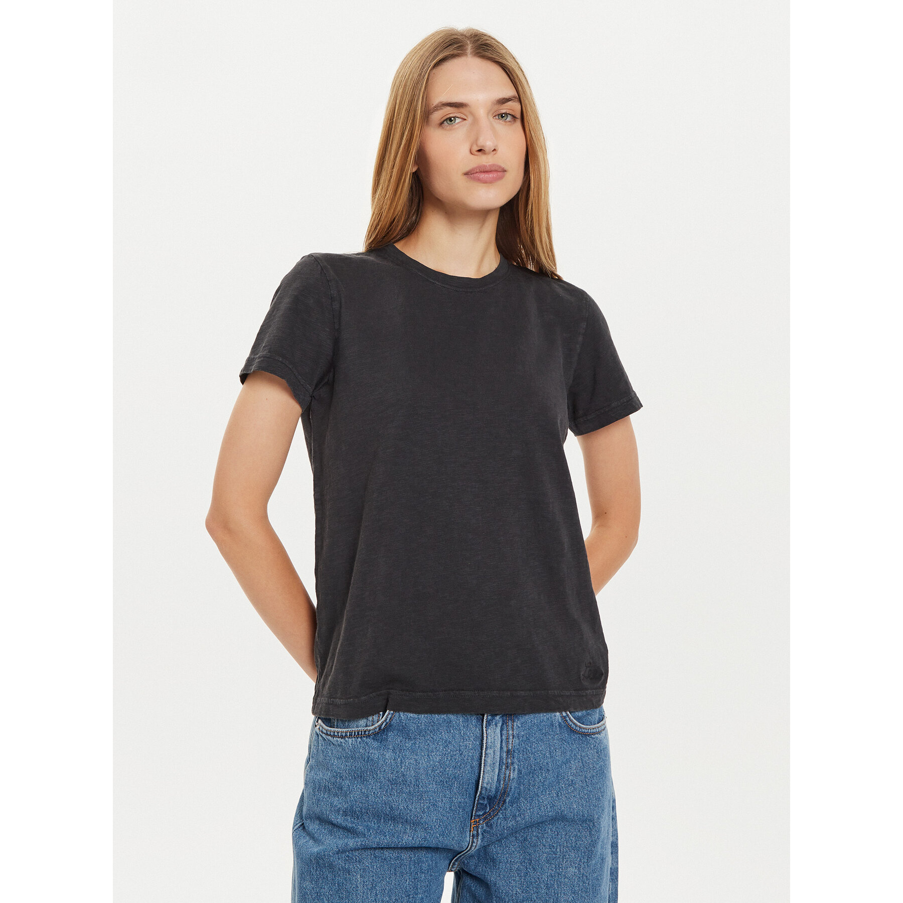 Lee T-Shirt Perfect 112355164 Μαύρο Regular Fit