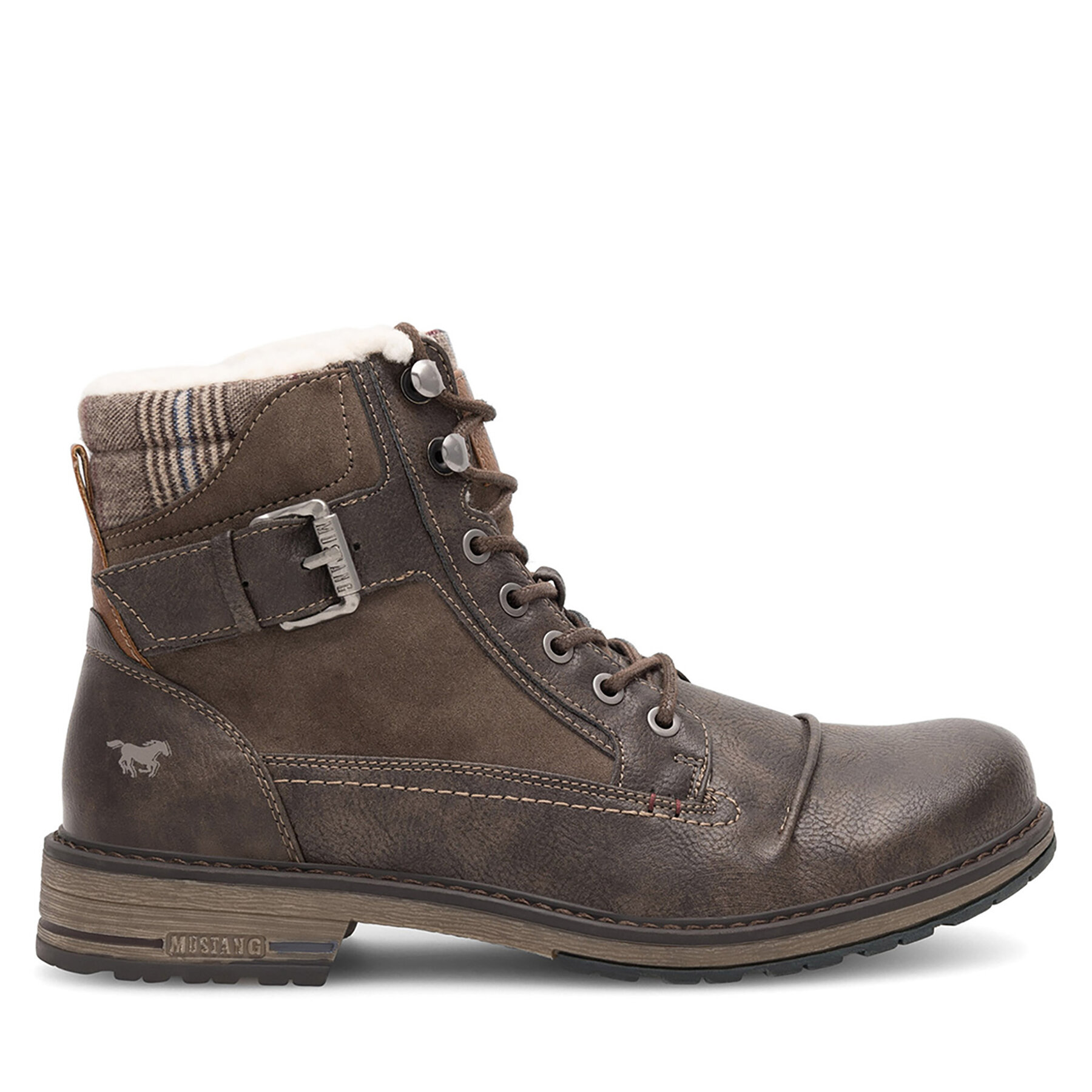 Botines planos Mustang 4157-605 Marrón
