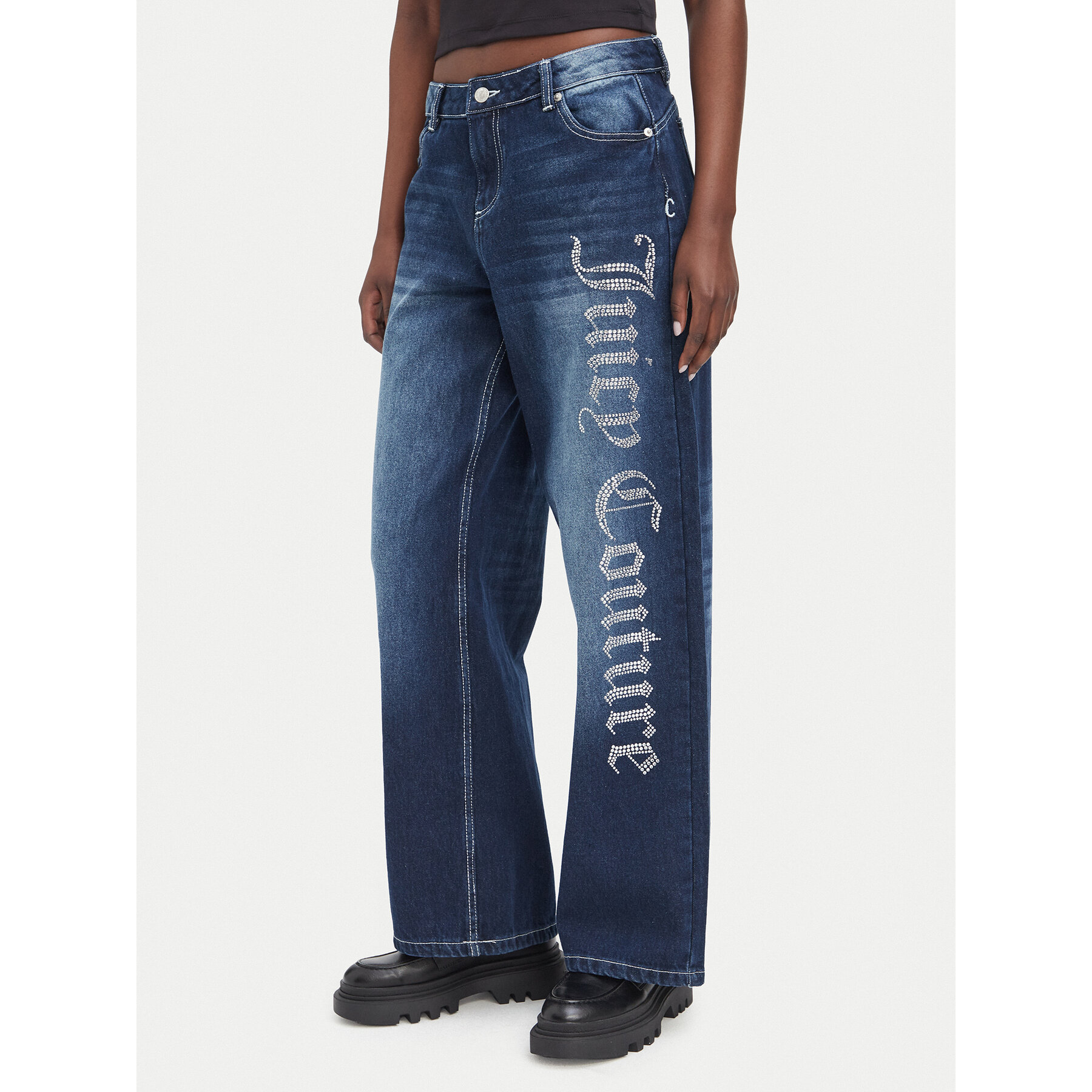 Juicy Couture Traperice JCDJE225952 Plava Wide Leg