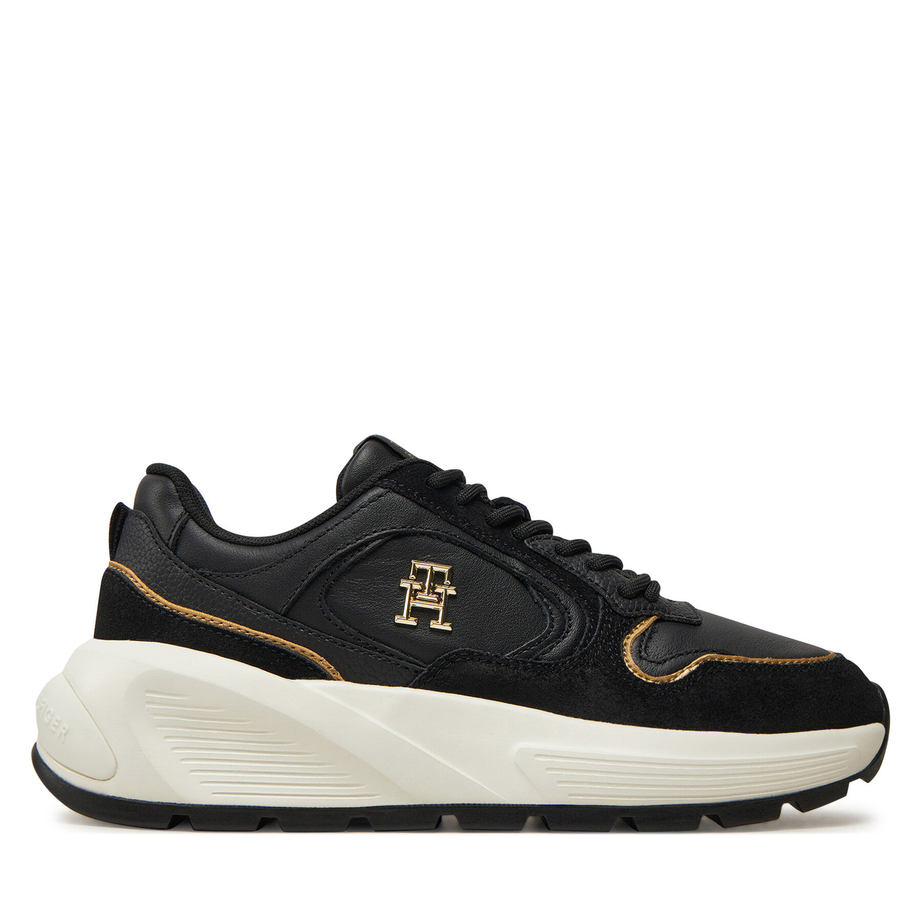 Zapatillas Tommy Hilfiger Chunky Fashion Runner FW0FW08129 Negro