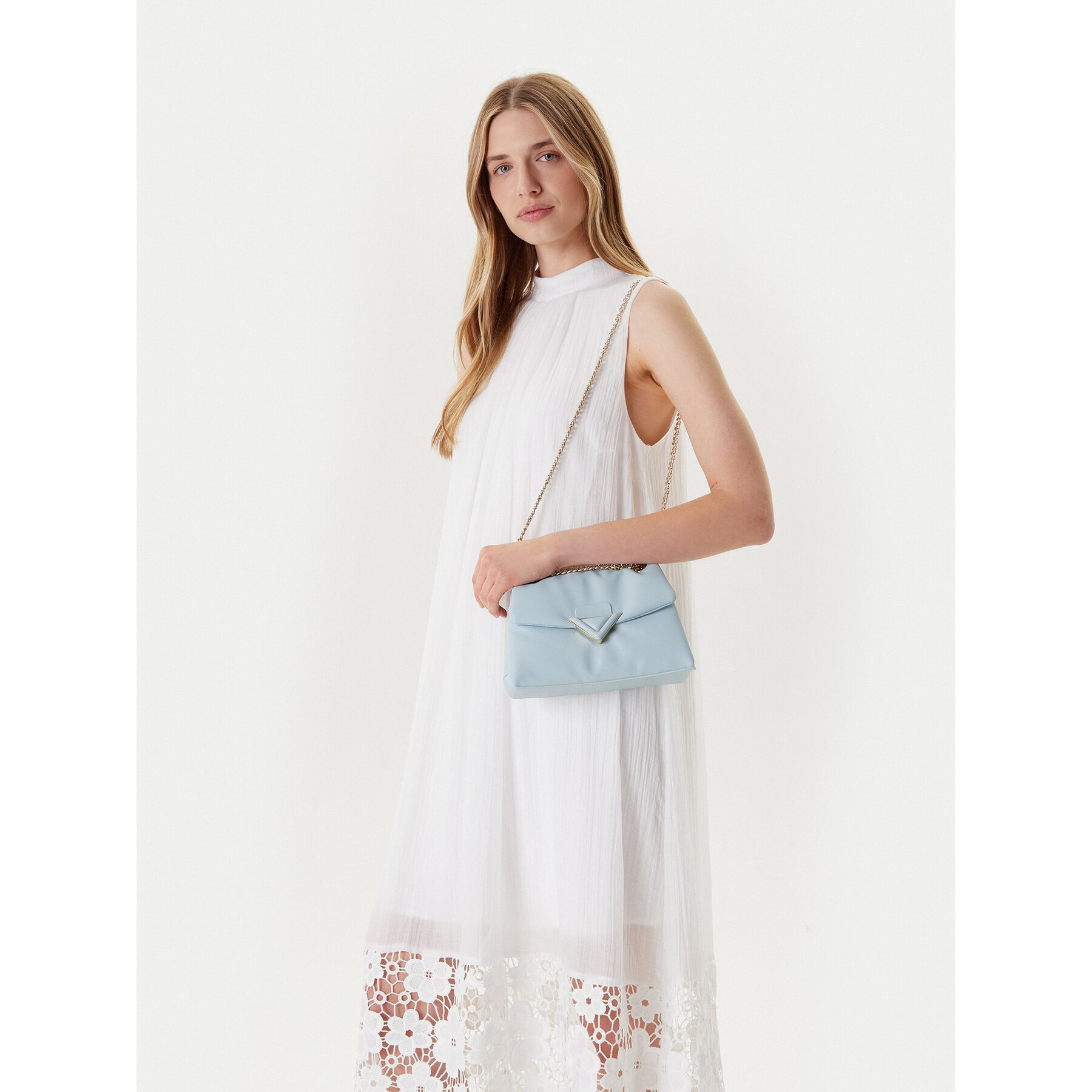 Дамска чанта Aldo Softpuff 14009826 Светлосиньо