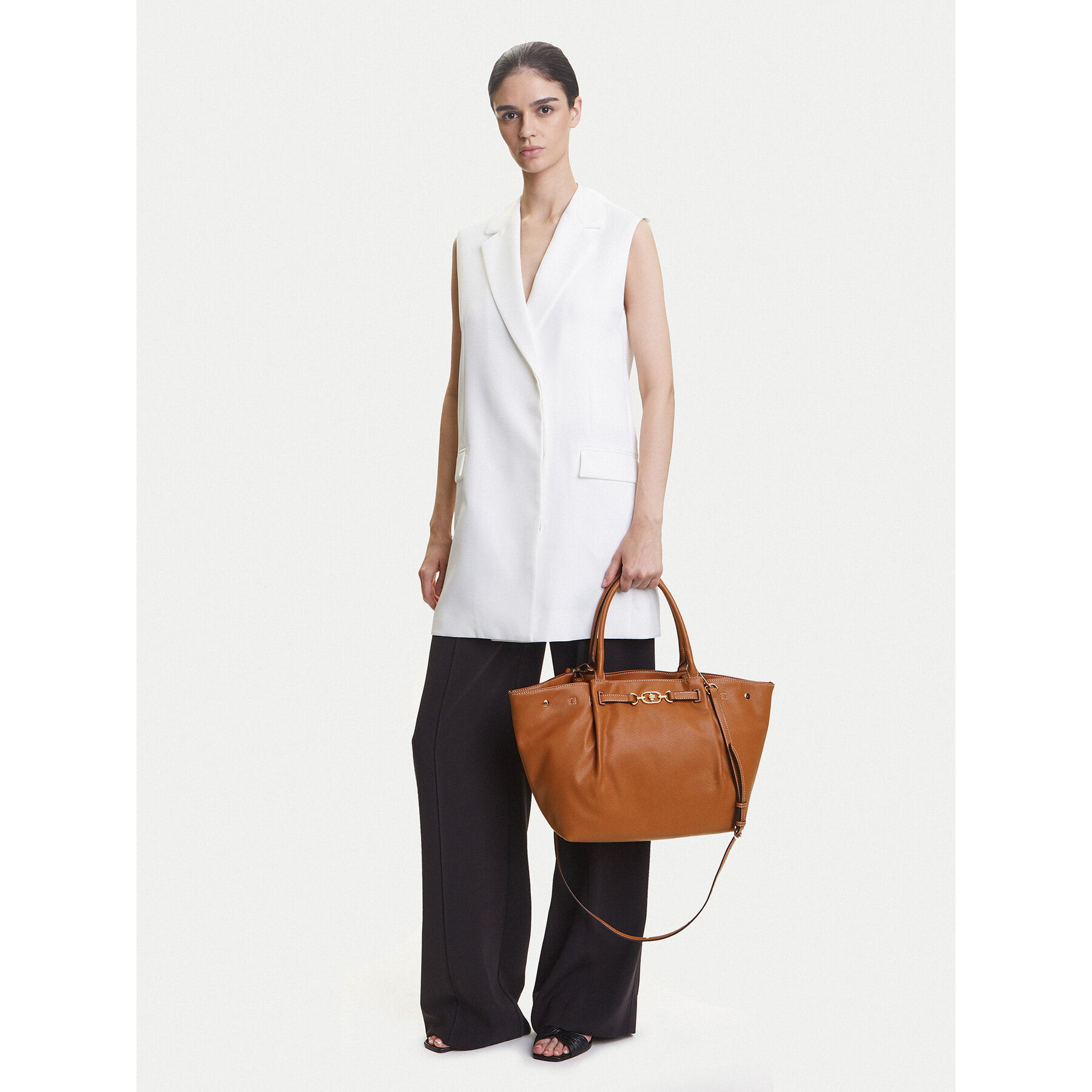 Дамска чанта Aldo Marseilla 13933831 Кафяв