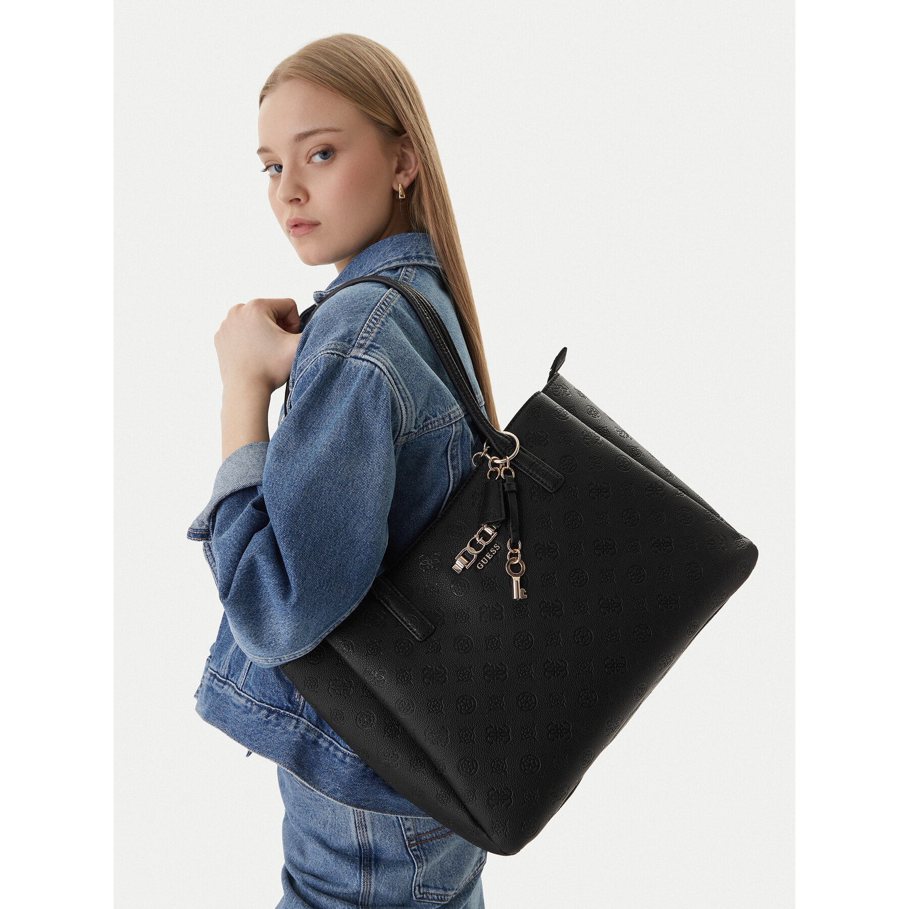 Táska Guess Anise HWPD99 16230 Fekete