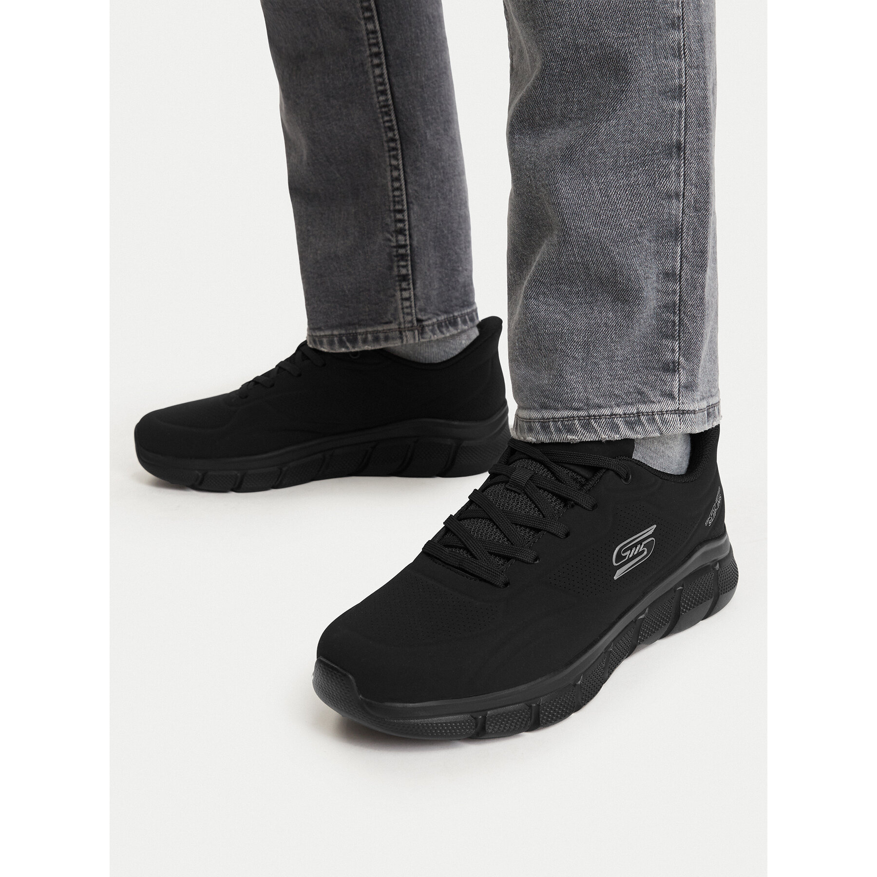 Sneakersy Skechers Bobs B Flex 118116 Čierna