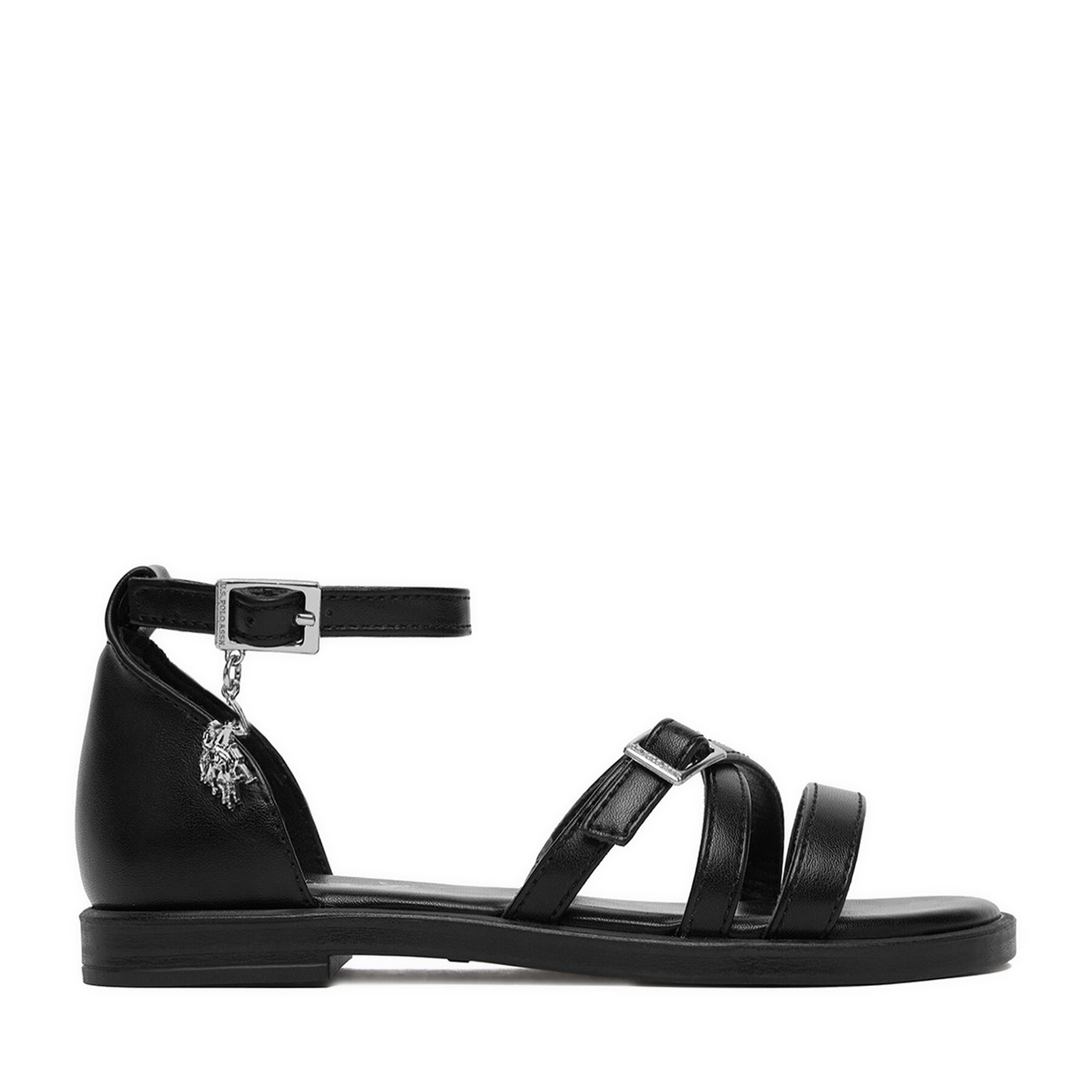 Szandál U.S. Polo Assn. EO-ANGE001K/6Y1 Fekete