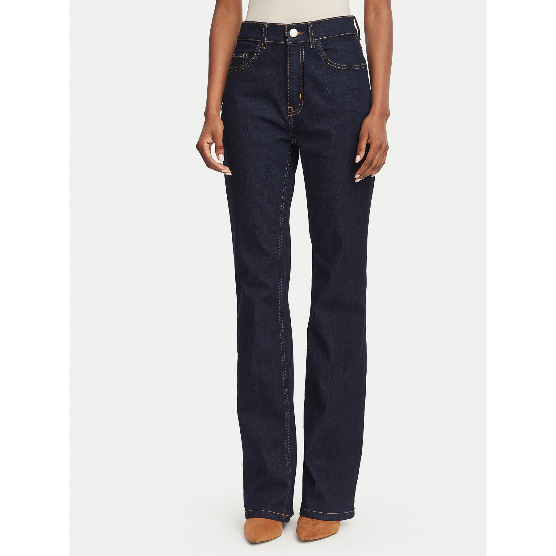 Marella Jeans Emme by Marella 2625186071 Dunkelblau Flare Fit