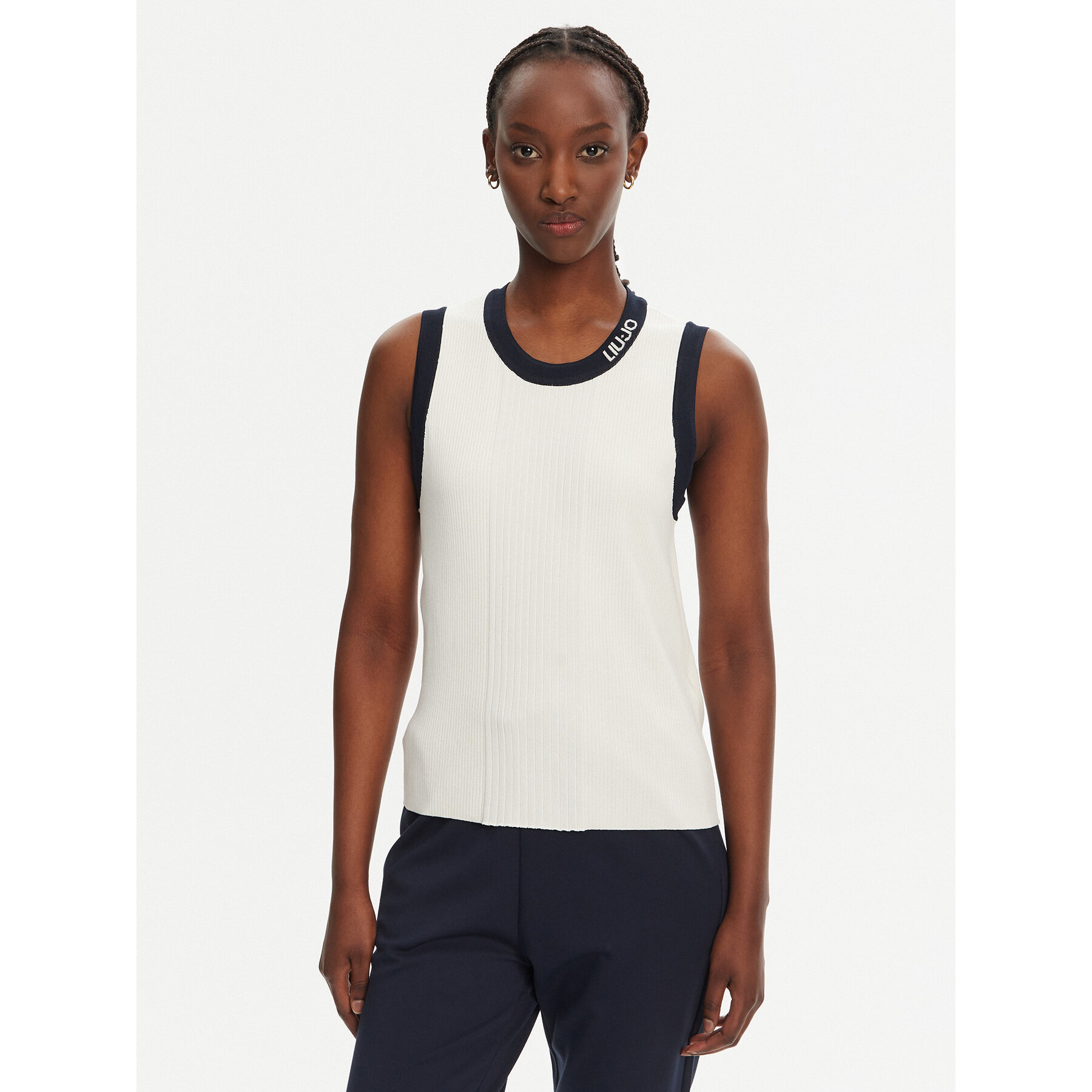 Liu Jo Sport Top TA5092 MS022 Bijela Regular Fit