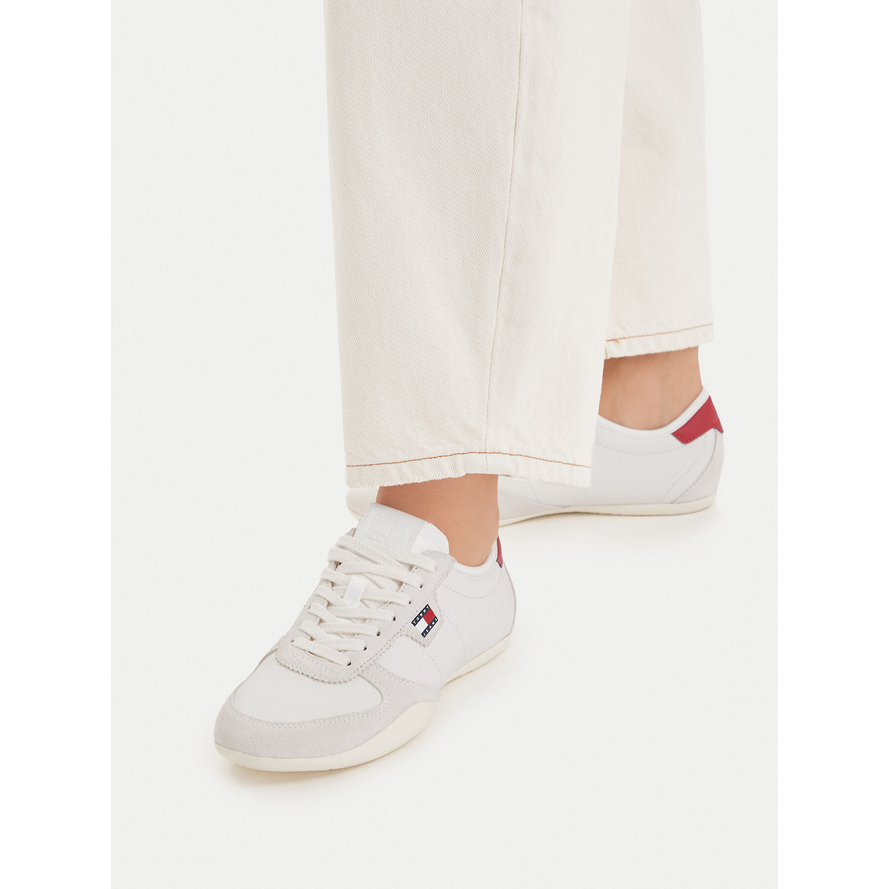 Tenisice Tommy Jeans Tj Ballet Sneaker EN0EN03059 Svijetlo bež