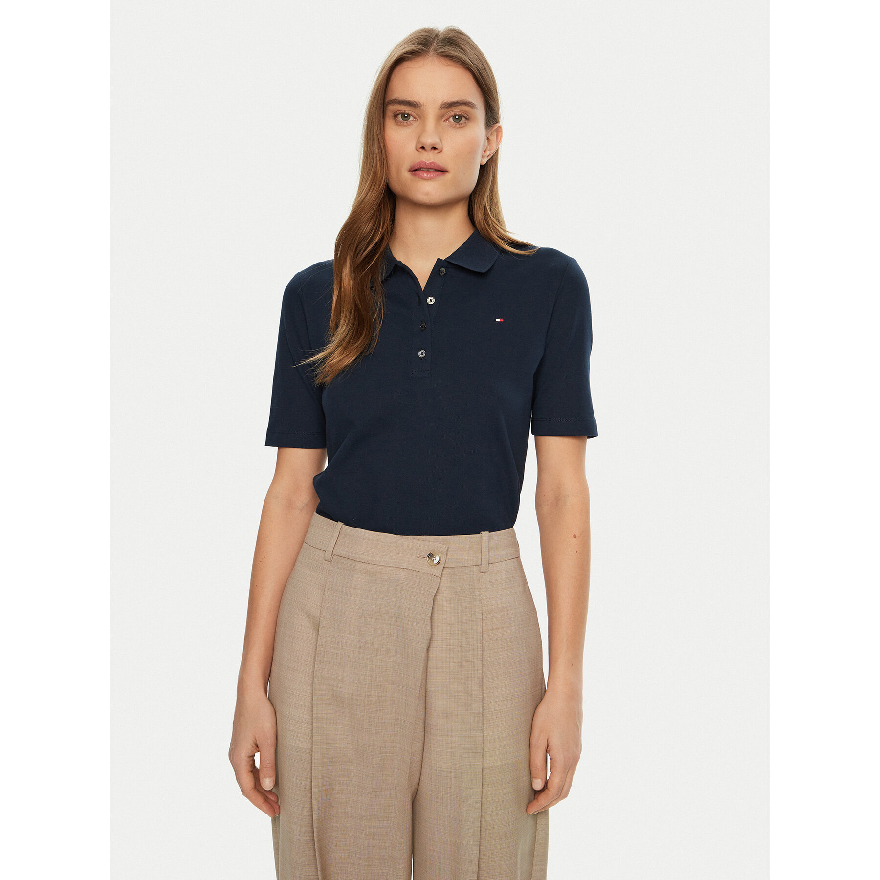 Tommy Hilfiger Polo 1985 WW0WW43224 Σκούρο μπλε Regular Fit