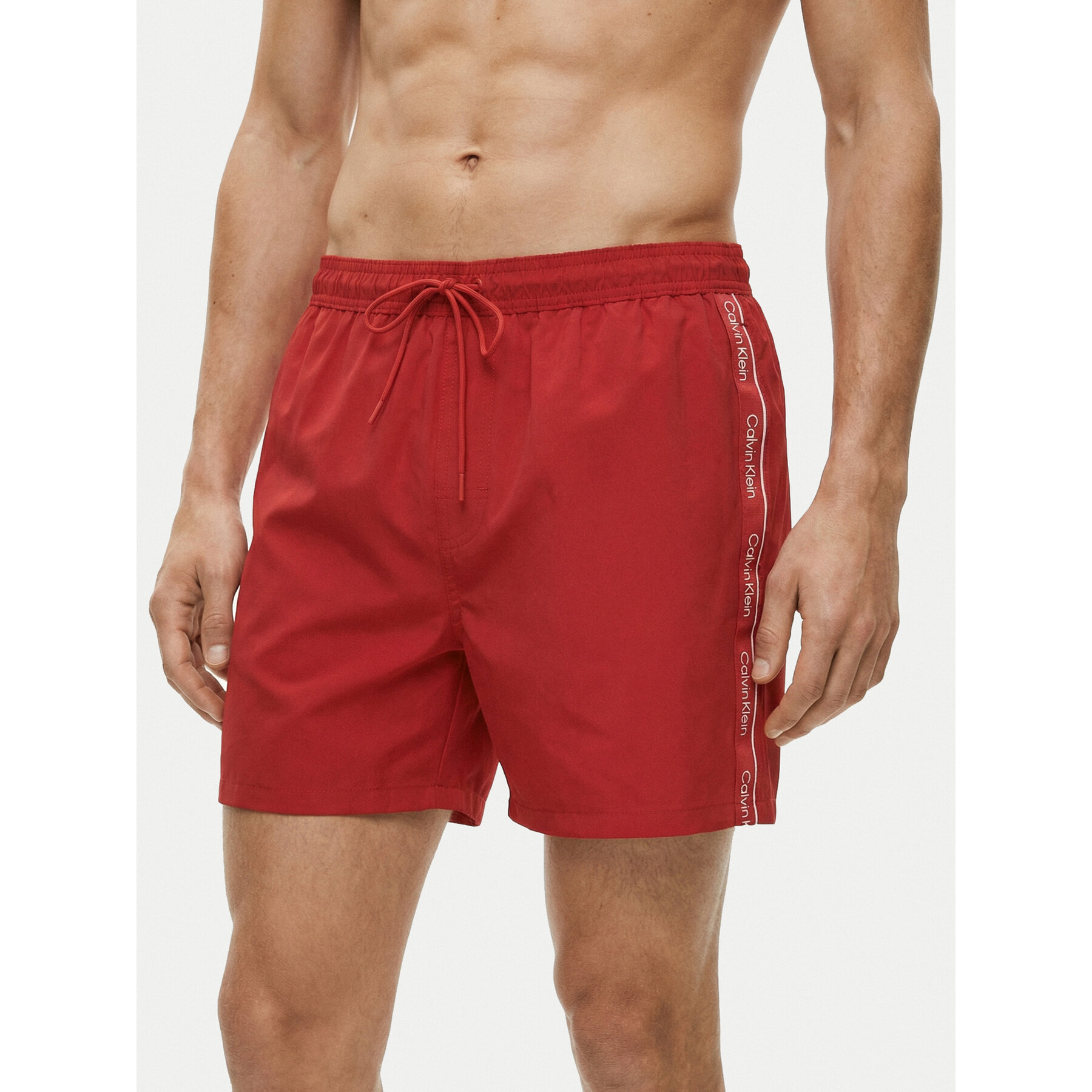 Calvin Klein Swimwear Badeshorts LV00N61002 Rot Regular Fit