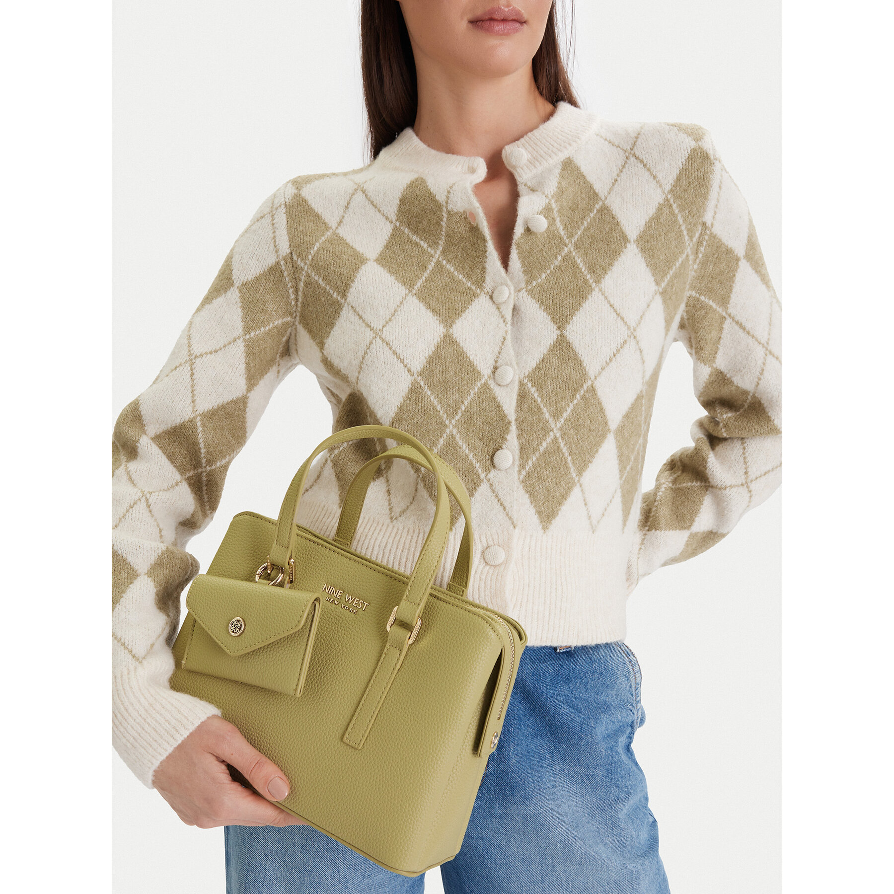Дамска чанта Nine West CEO-Nira-KY251 Зелен
