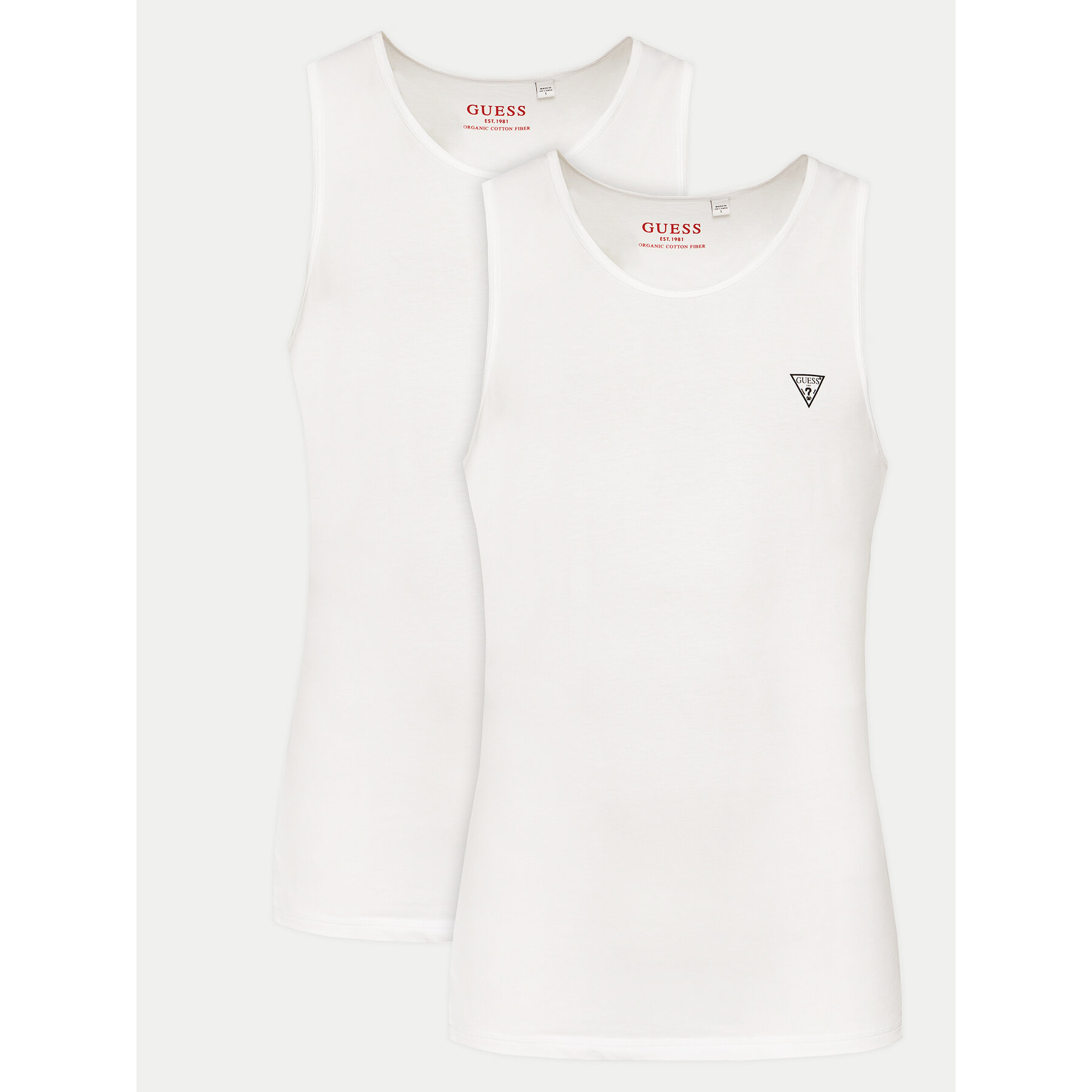 Guess Ujjatlan felső szett U97G15 KCD31 Fehér Regular Fit