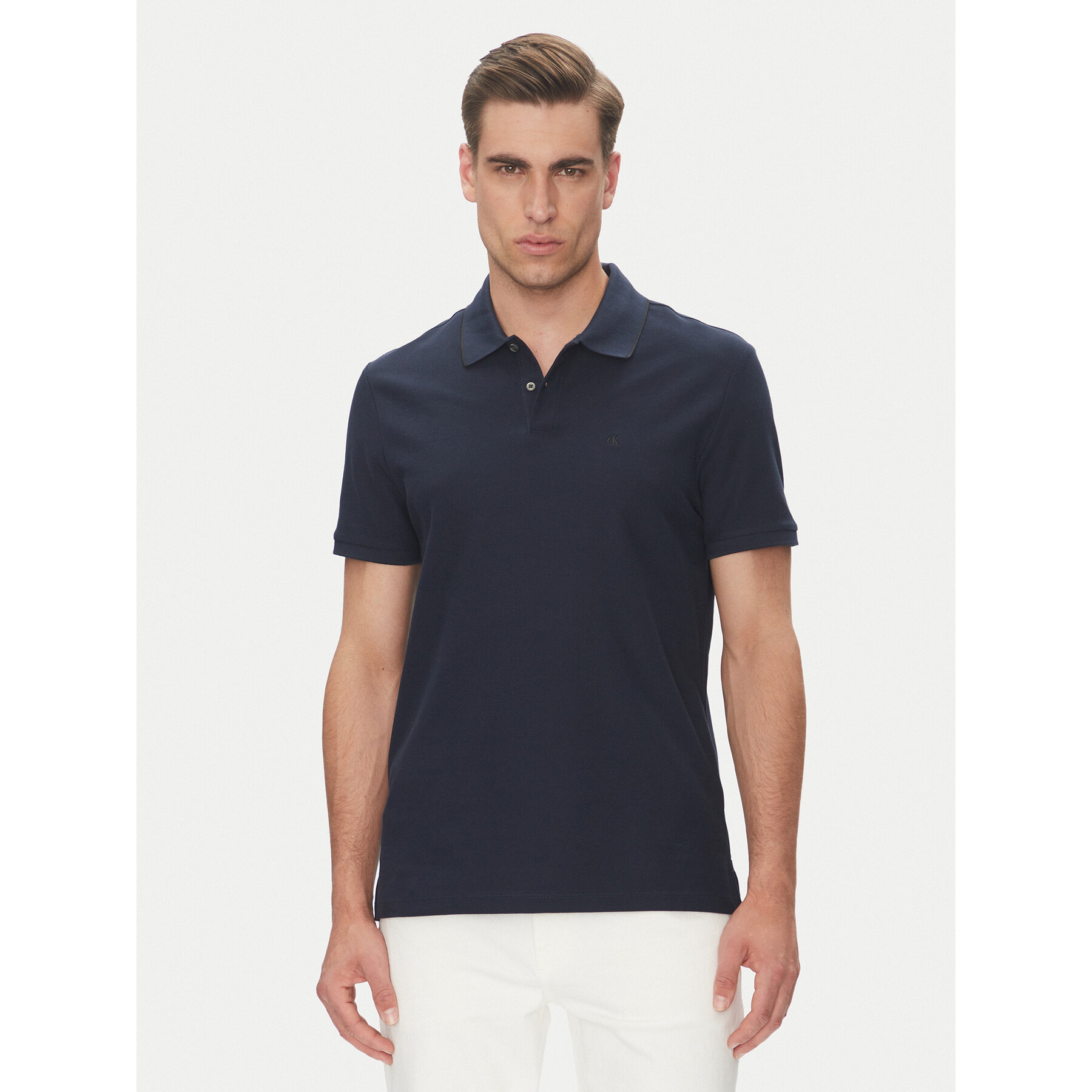 Calvin Klein Pólóing LV04LC239G Sötétkék Regular Fit
