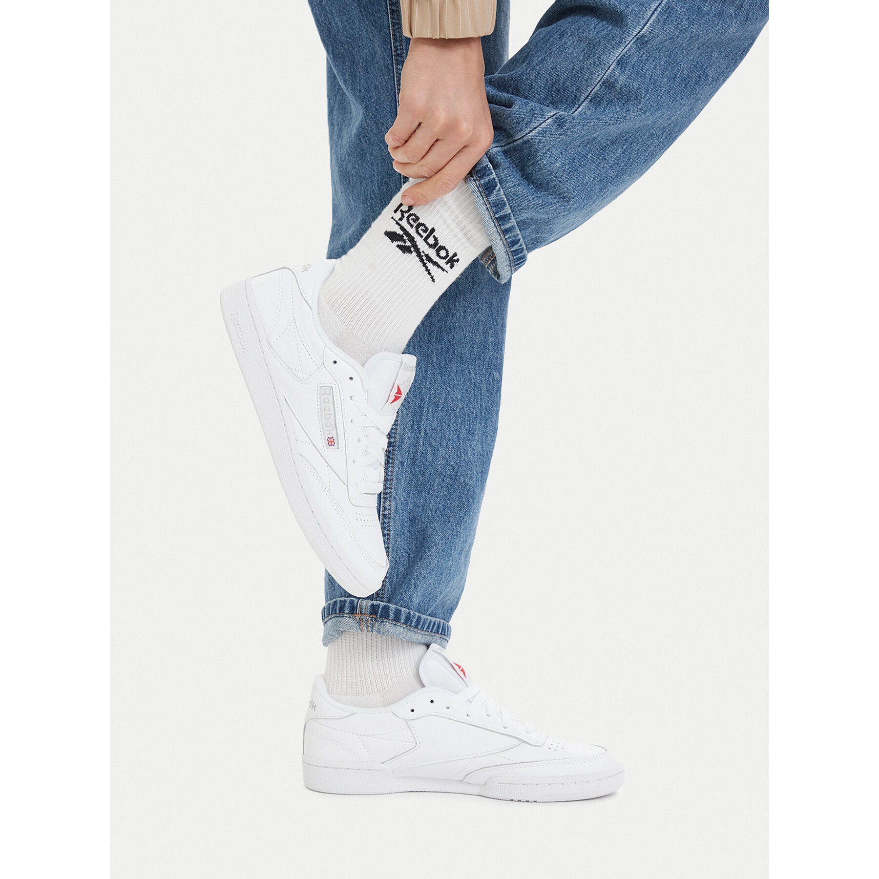 Sneakers Reebok SS-CLUB C 85 100000015 Alb