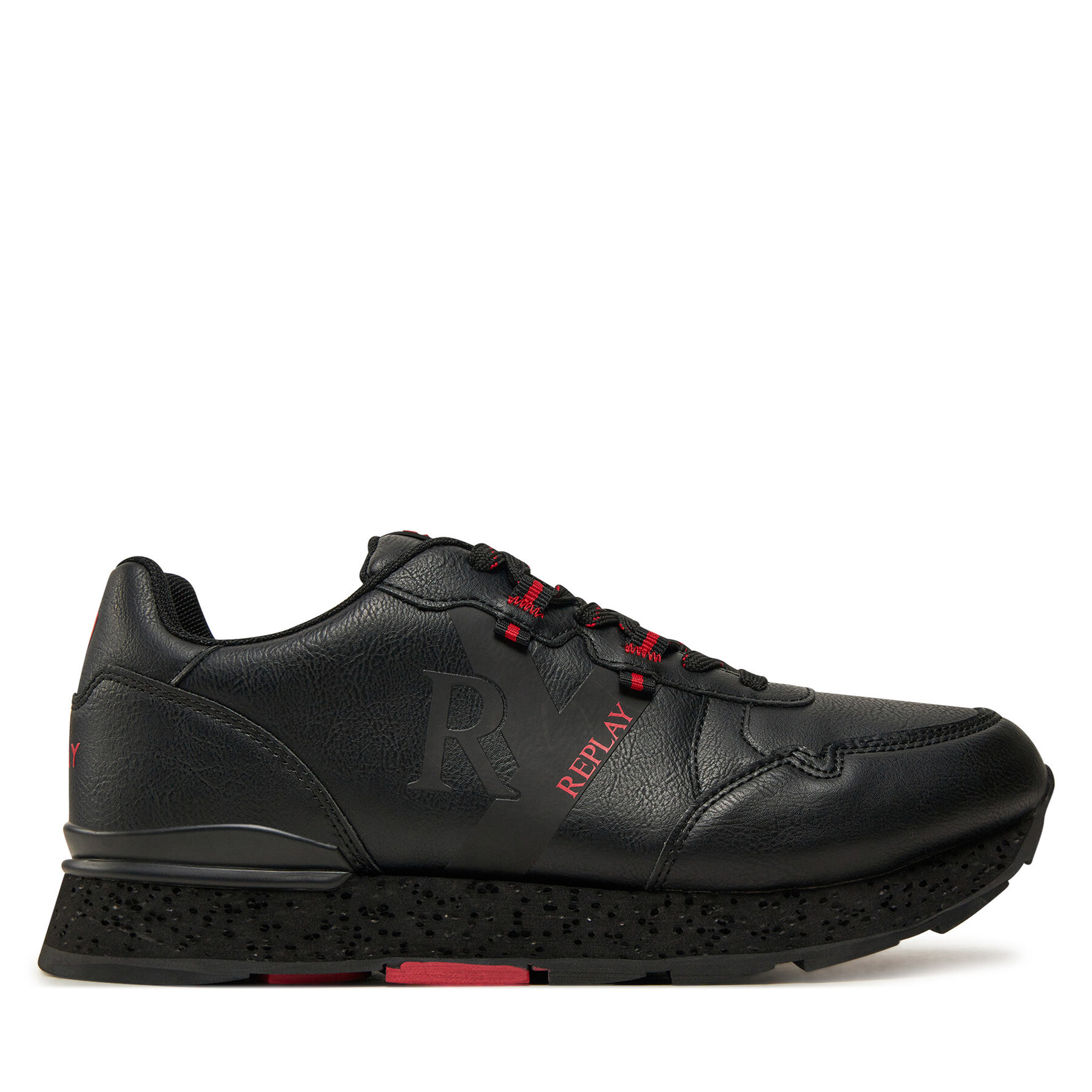 Sneakers REPLAY Arthur Ry 3 Lace-Up Sneakers GMS68.000.C0088S Svart