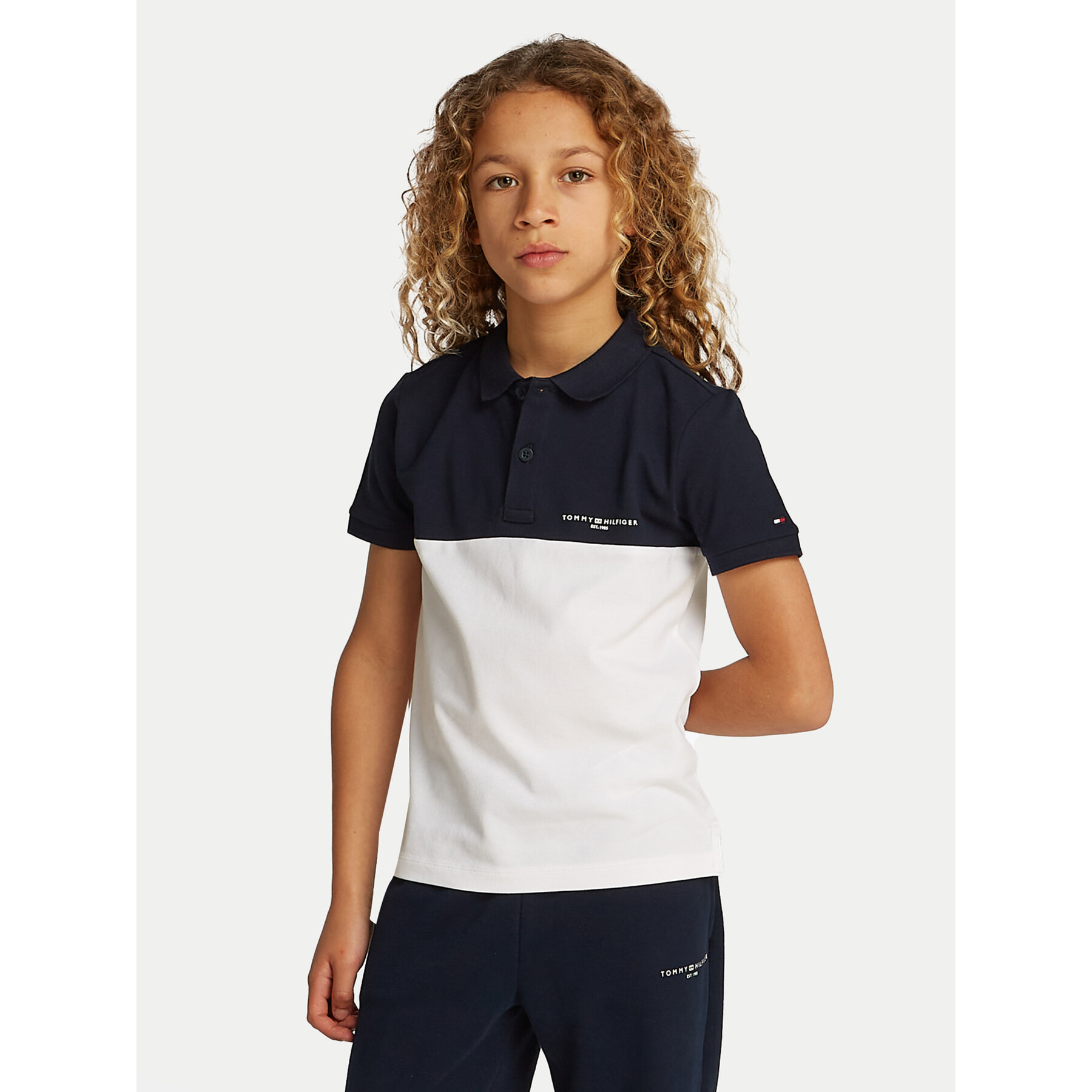 Tommy Hilfiger Pólóing KB0KB09527 Sötétkék Regular Fit