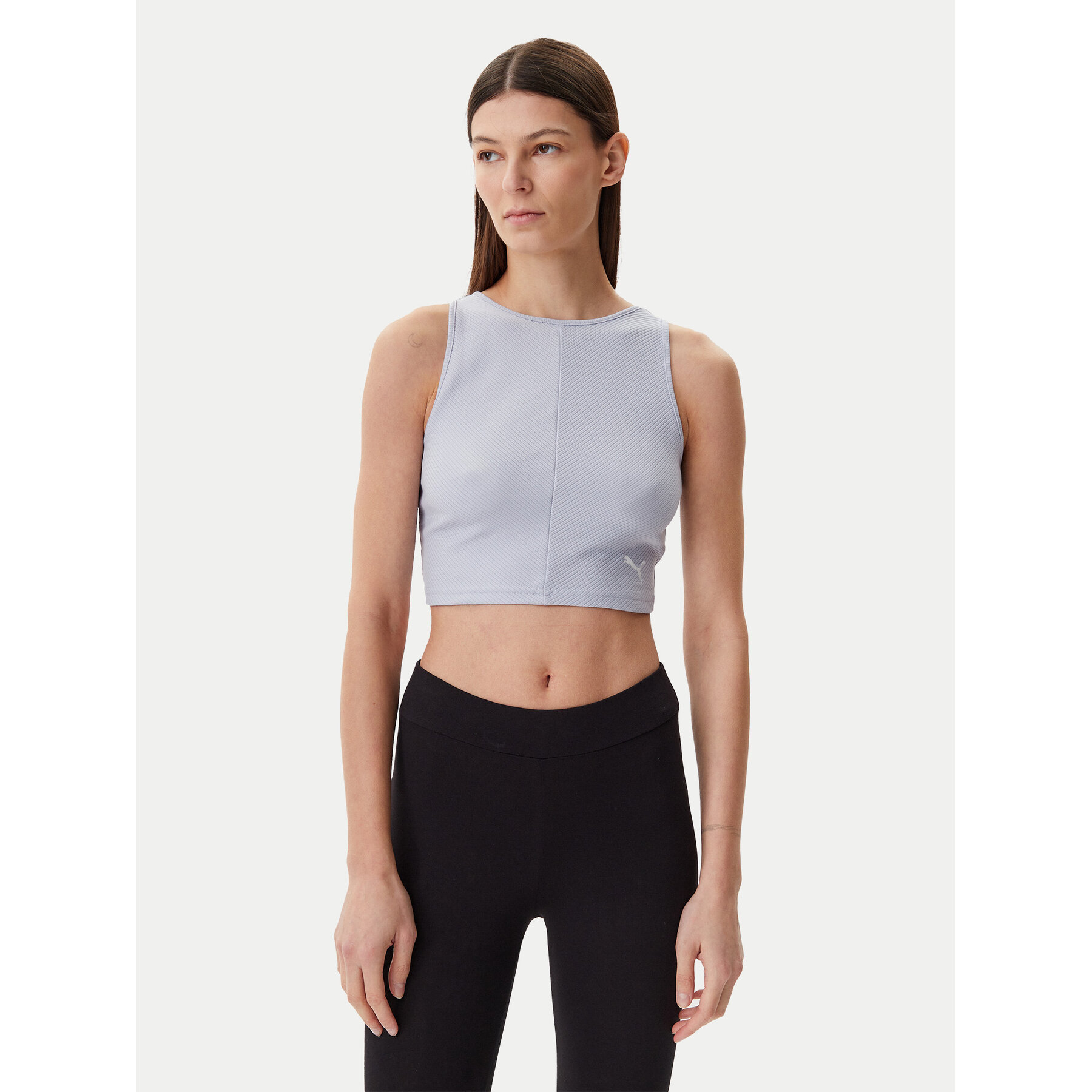Puma Marškinėliai Ess 629765 Žydra Slim Fit