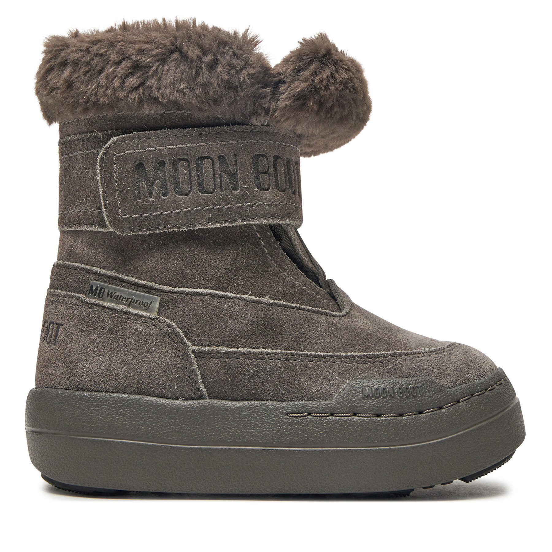 Bottes de neige Moon Boot Junior Park Dtrap Boot Suede 80D3440040 Gris
