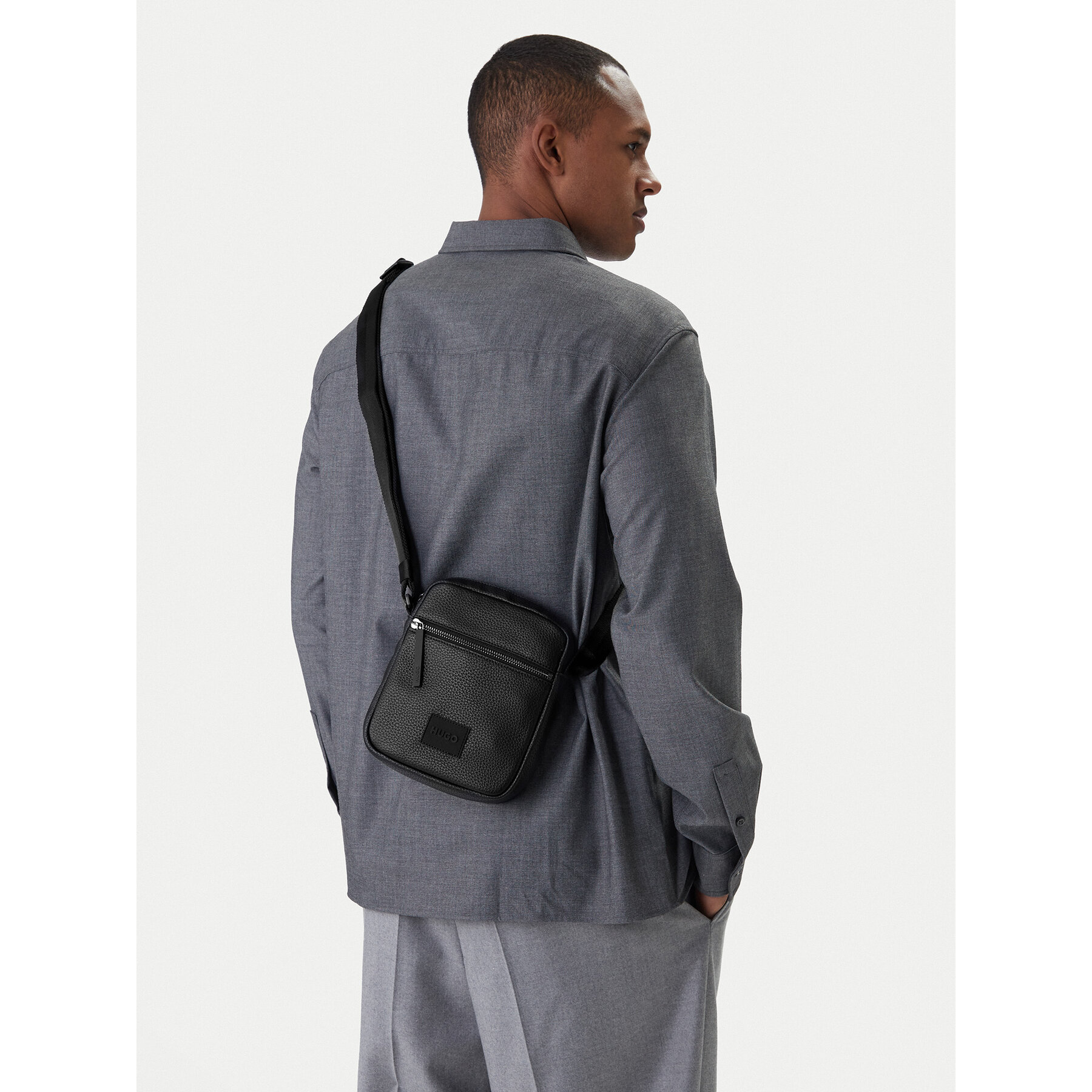 Geantă crossover HUGO 50535669 Negru