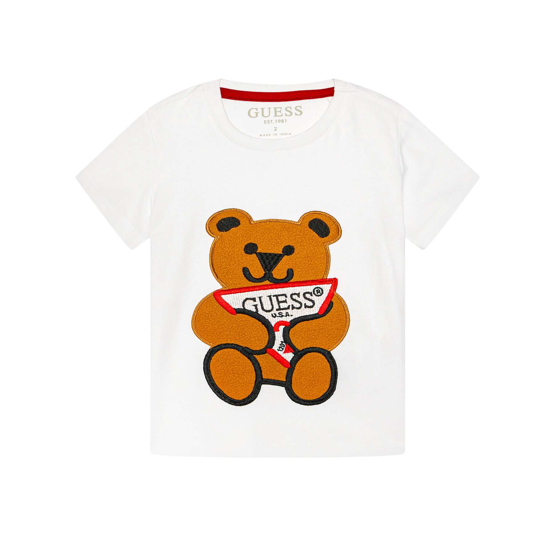 Guess Póló N0BI22 I3Z00 Fehér Regular Fit