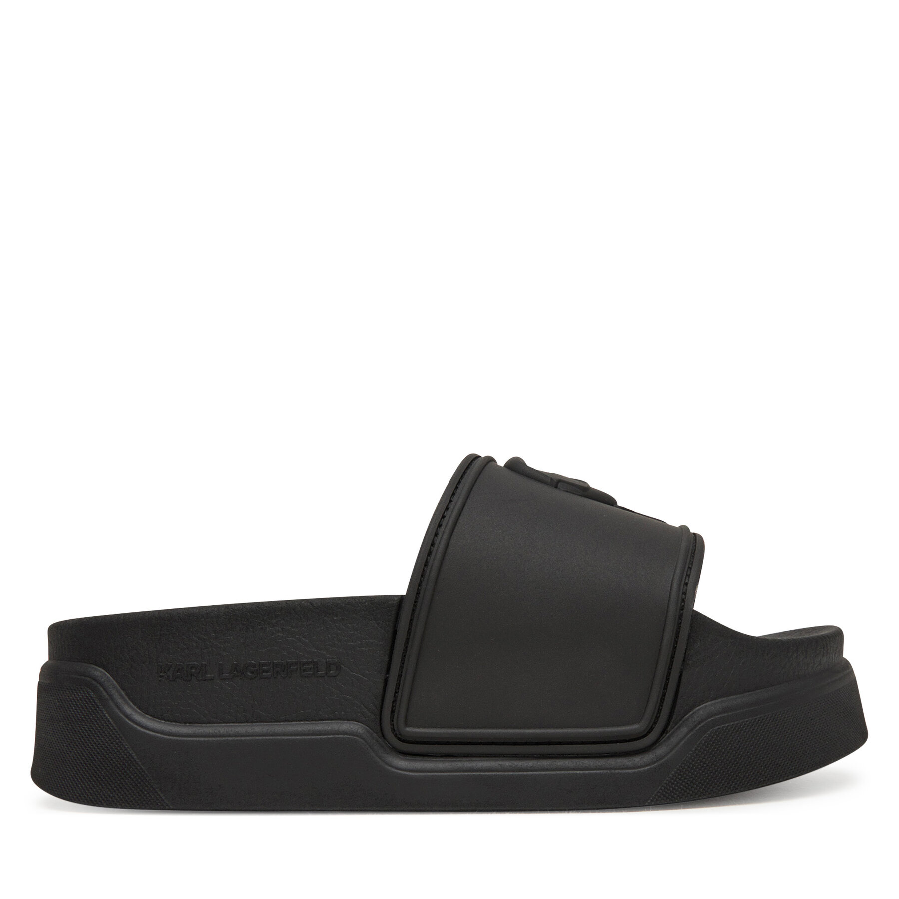 Papucs KARL LAGERFELD Kondominium KL88819 Fekete