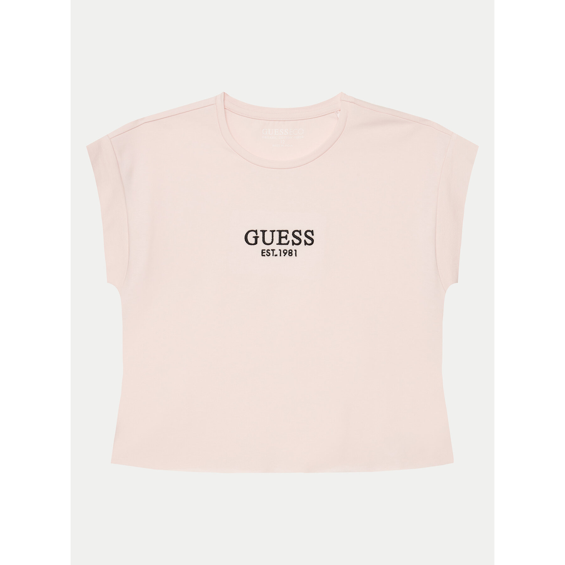 Guess T-Shirt J4BI34 J1314 Ροζ Boxy Fit