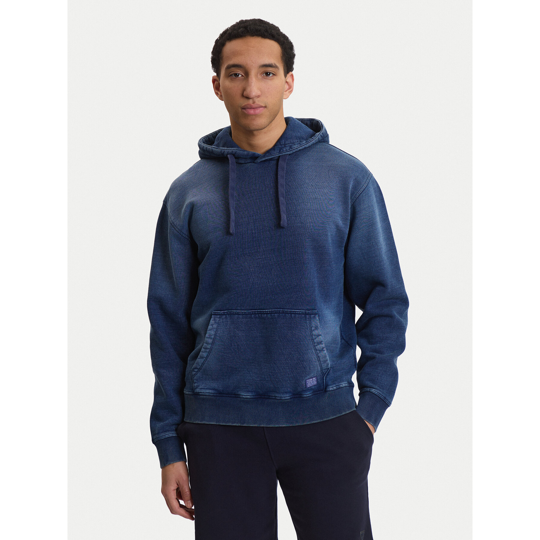 Guess Sweatshirt M6GQ20 K3168 Dunkelblau Regular Fit