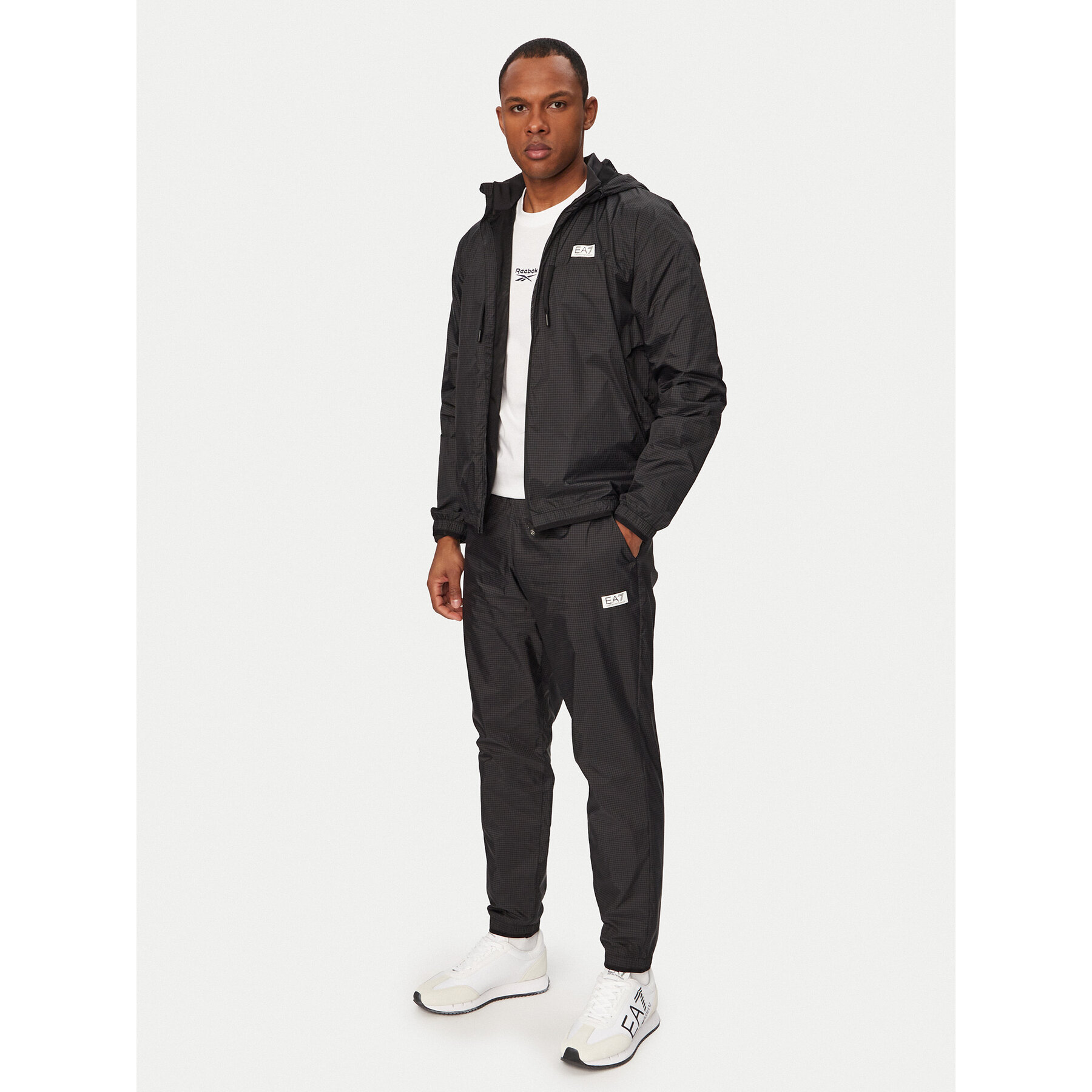 EA7 Emporio Armani Jogginganzug 7M001383 AF21521 UC001 Schwarz Regular Fit