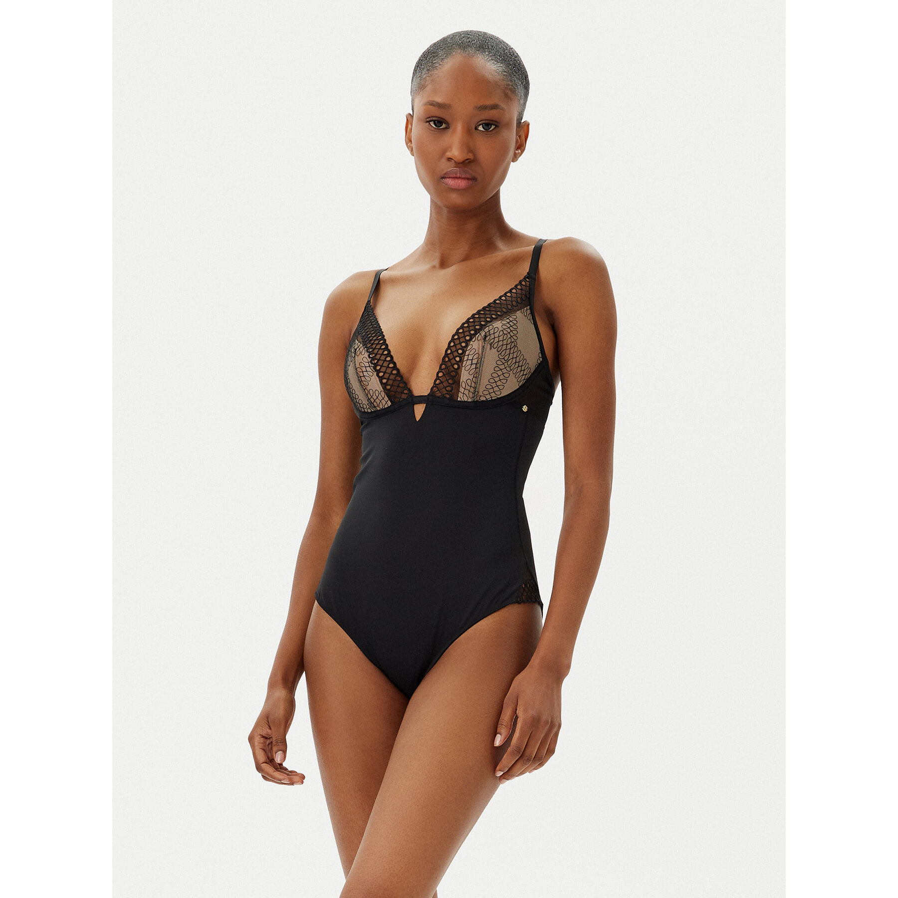 BOSS Body Eyelet 50540430 Schwarz