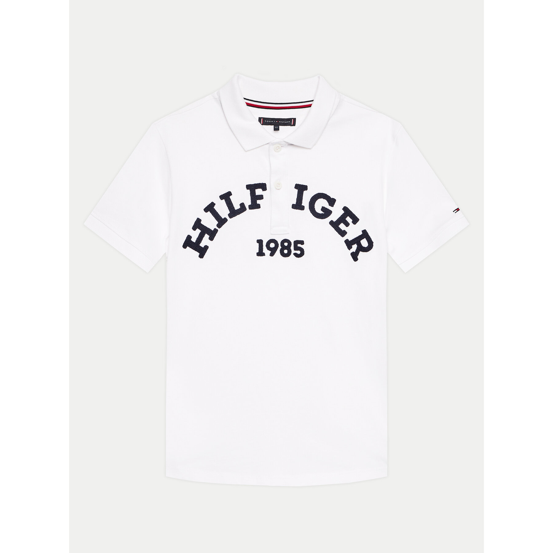 Tommy Hilfiger Polo Monotype 1985 Arch KB0KB08855 Λευκό Regular Fit