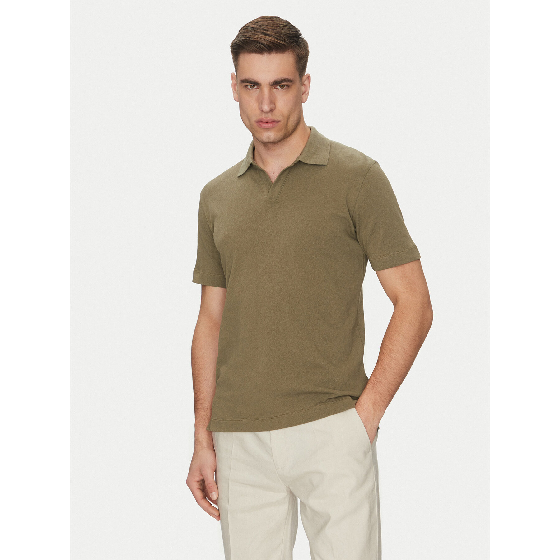 Marc O'Polo Polo M23 2091 53026 Verde Regular Fit